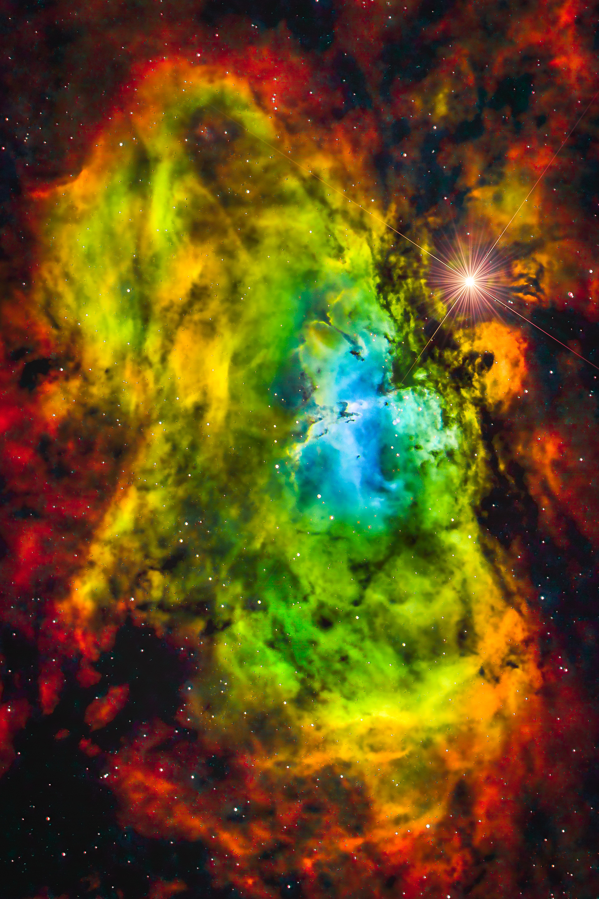 Eagle Nebula - with the famous Pillars of Creation