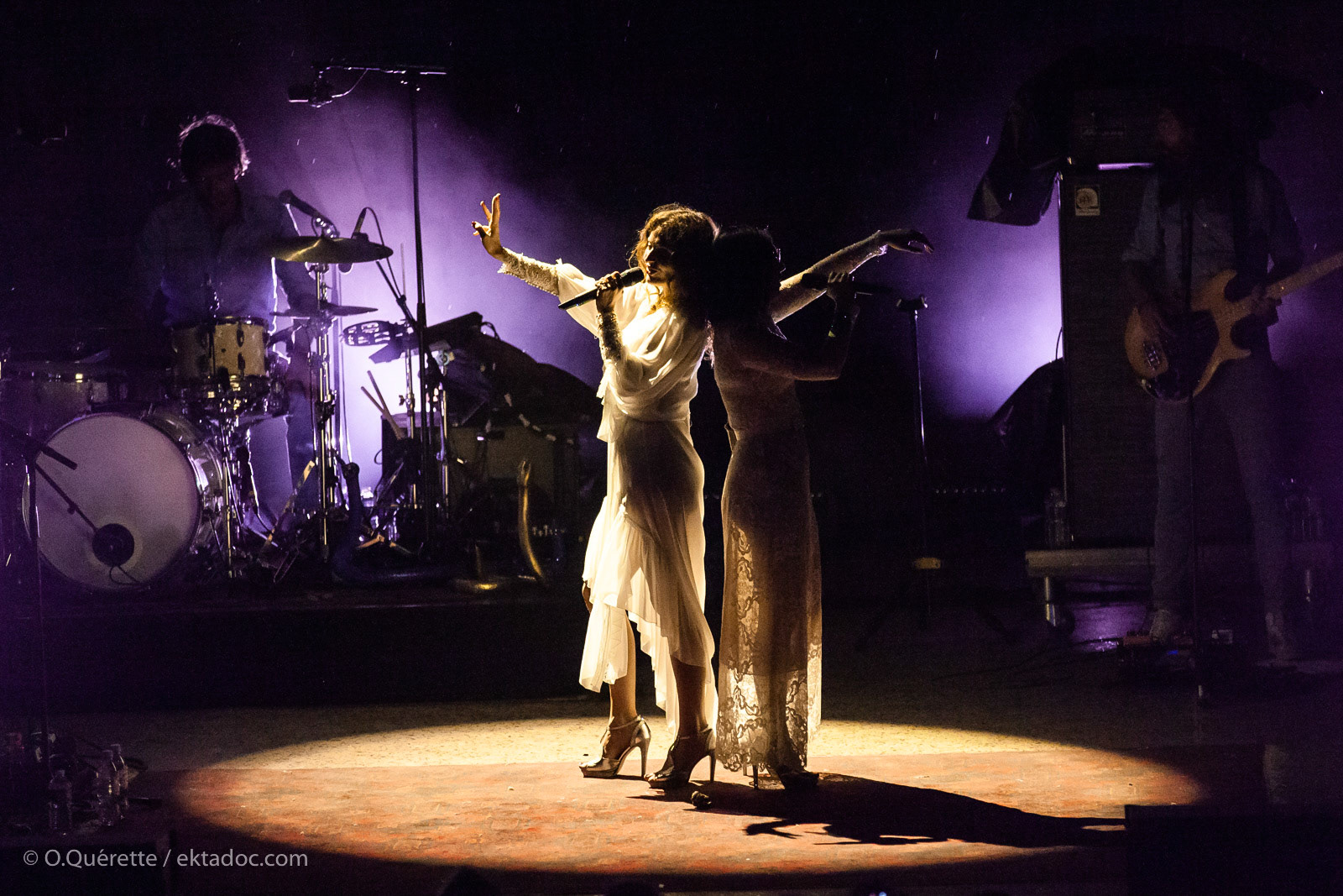 Brigitte en concert à Arles lors du festival Les Escales du Cargo au théâtre antique