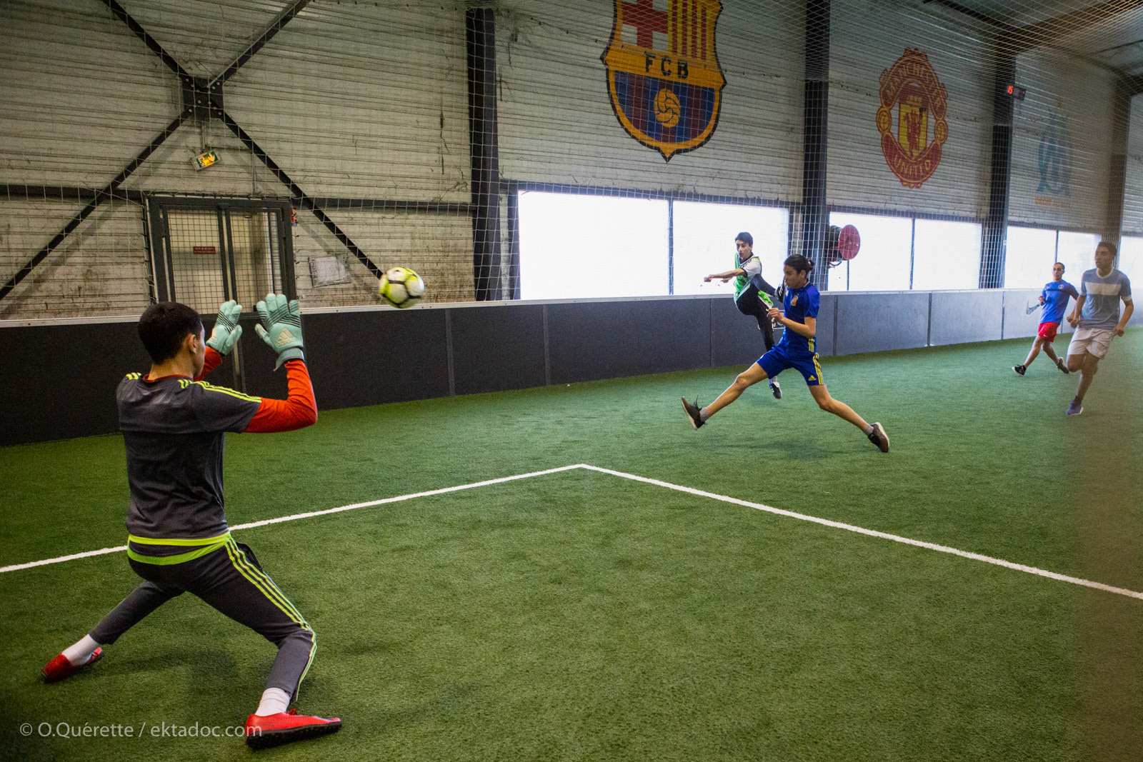 Tournoi de futsal interquartiers au footiball du Trébon à Arles