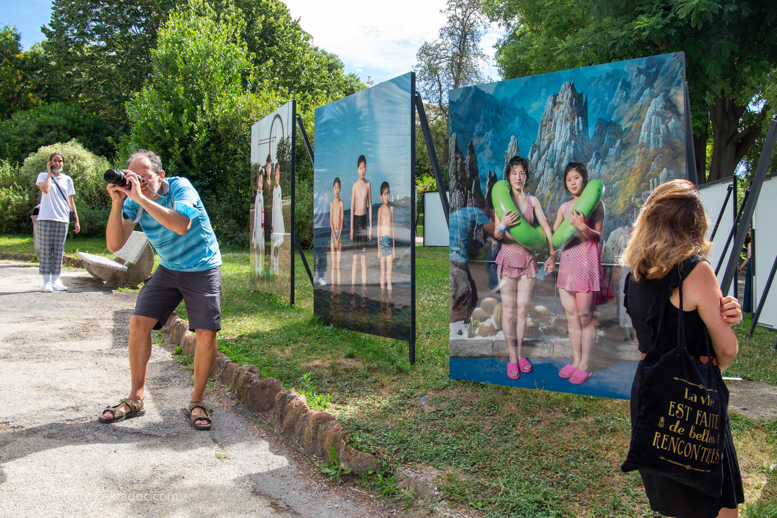 Exposition de Stéphan Gladieu au Jardin d'hiver d'Arles lors des Rencontres de la Photographie