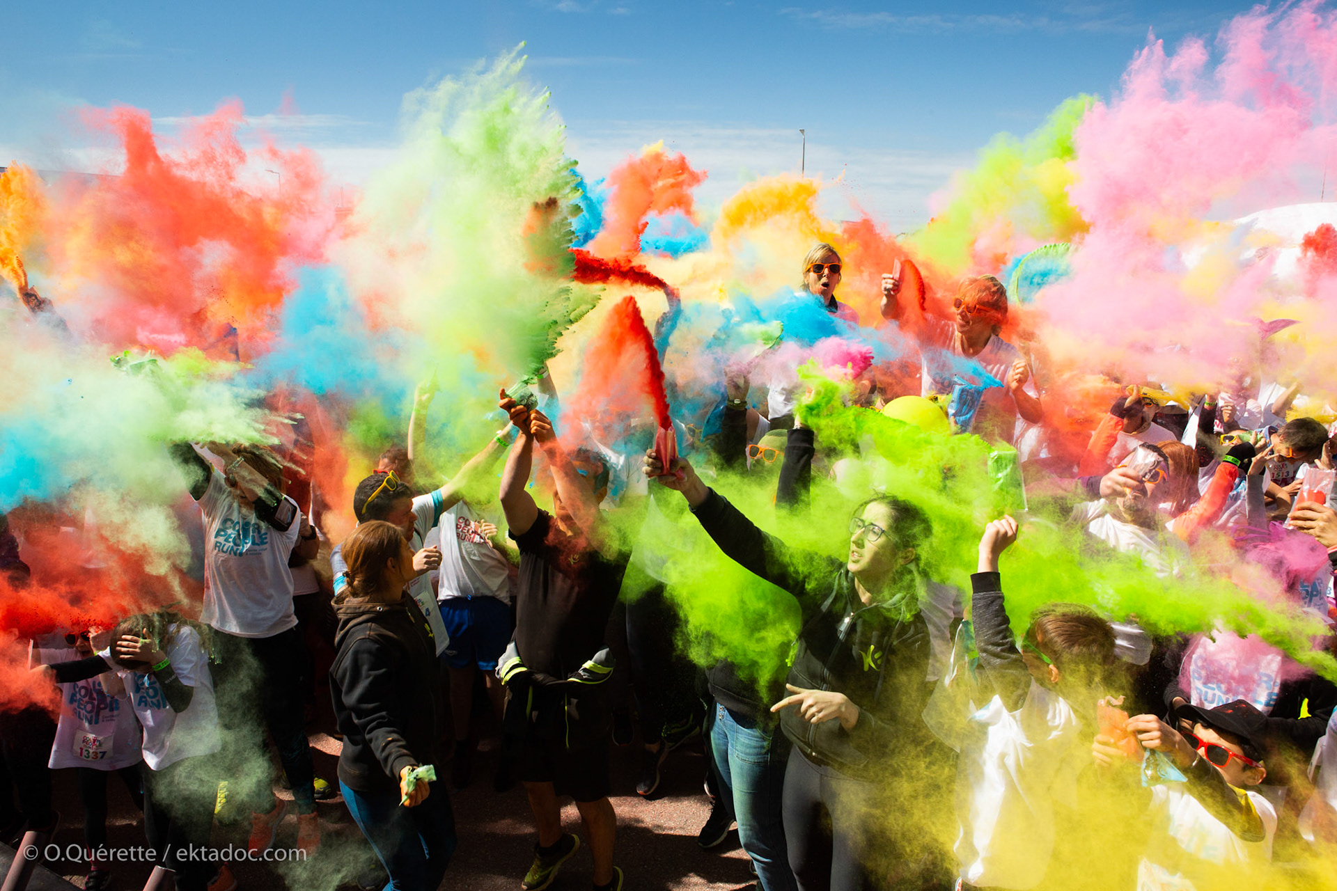 La Color People Run à Arles