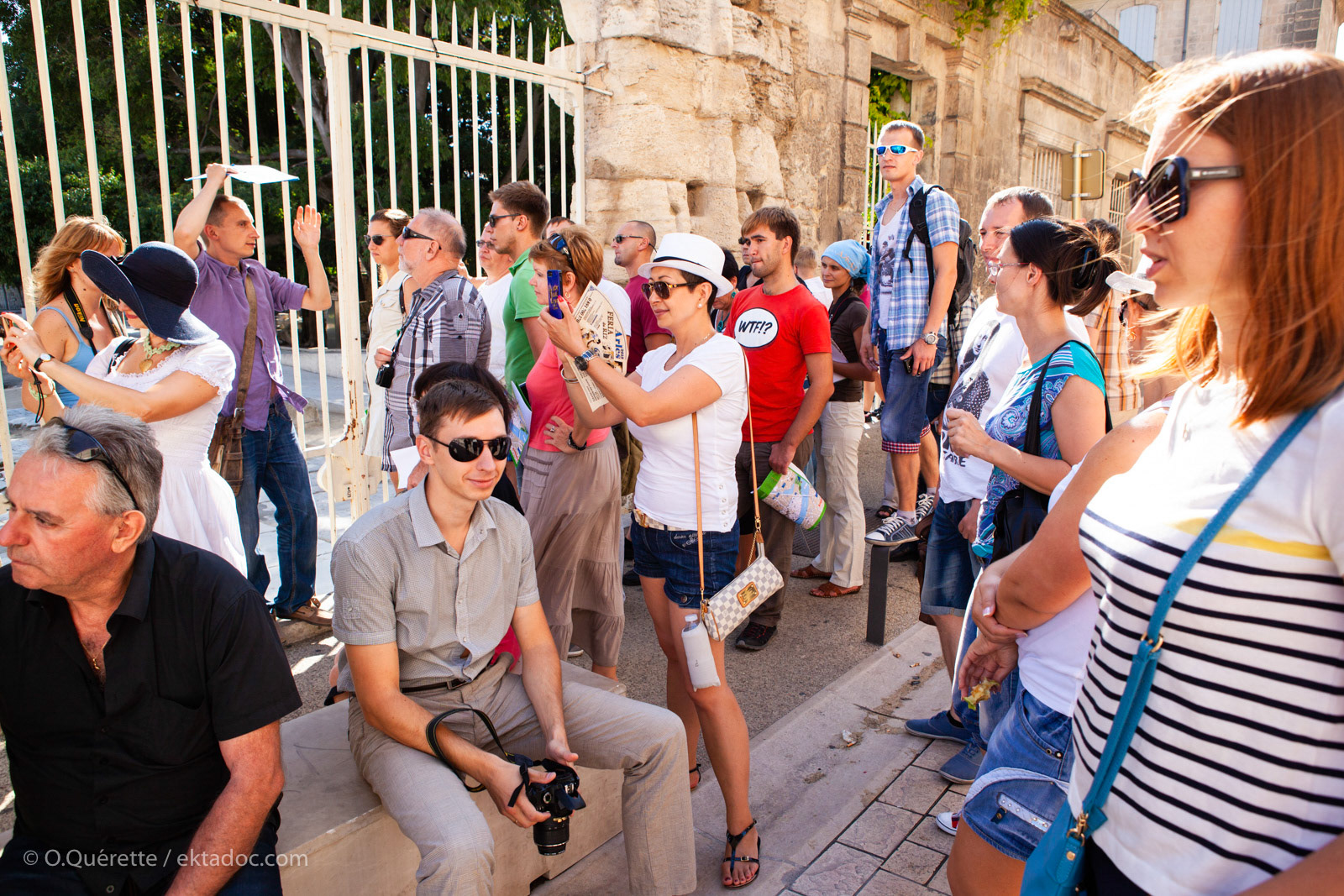 Touristes à Arles
