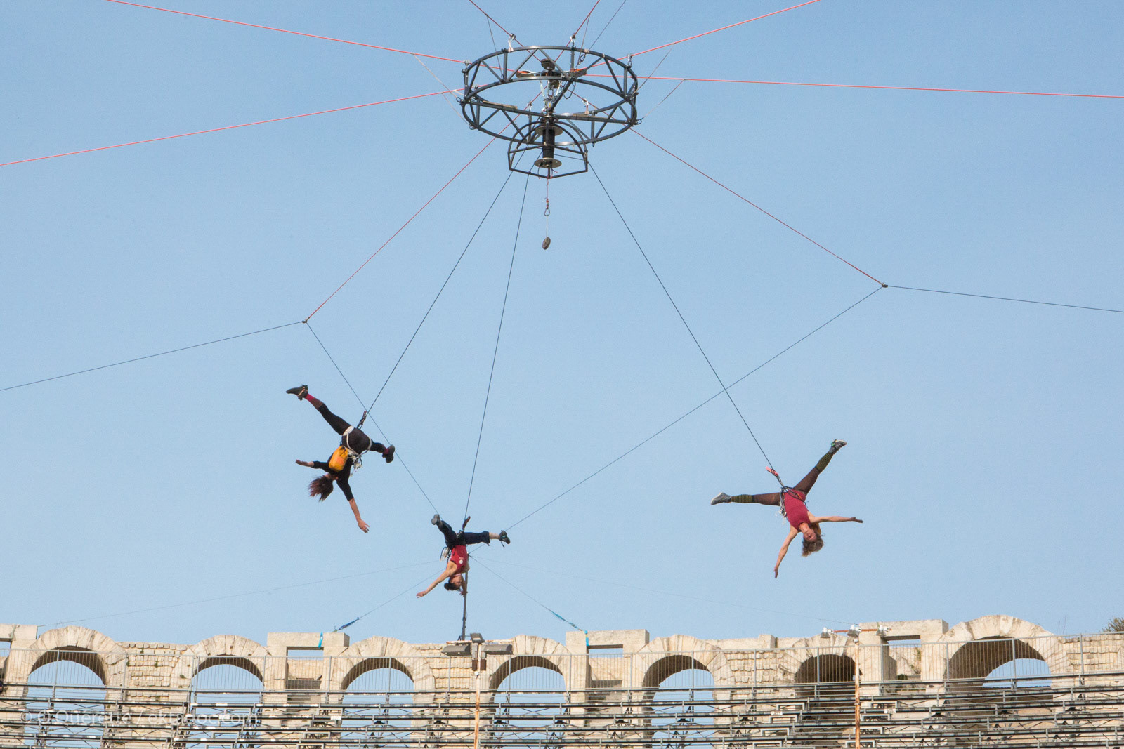 Spectacle aux arènes d'Arles