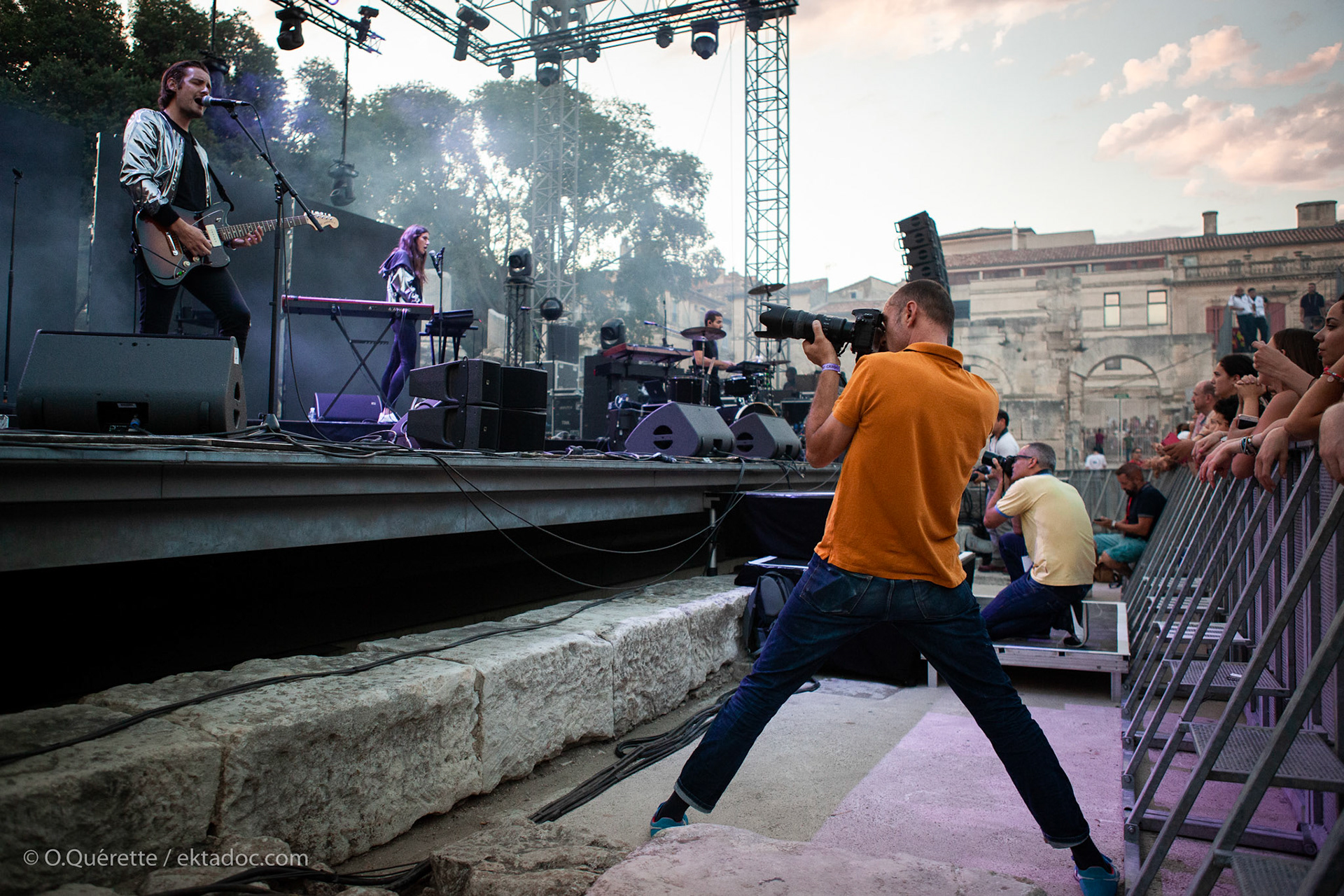 Les Escales du Cargo. Concert au théâtre antique d'Arles