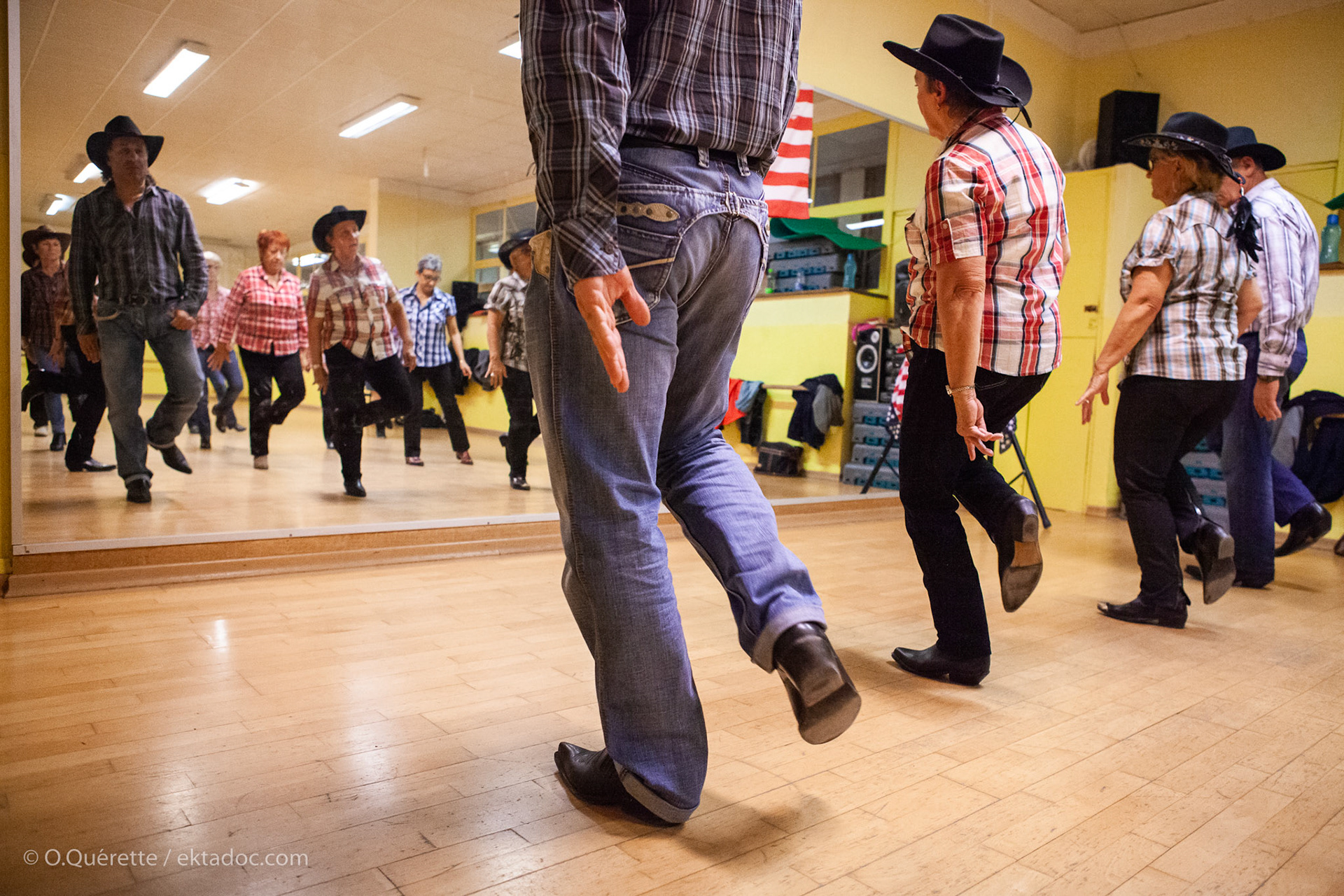 L'association de danse country de Salin de Giraud