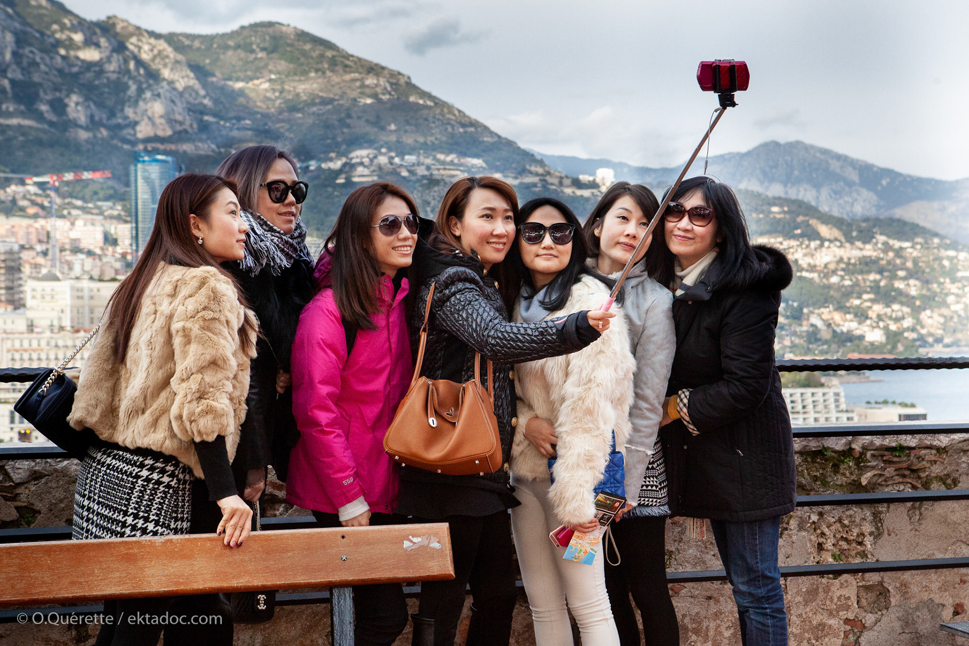 Touristes sur le Rocher, Monaco