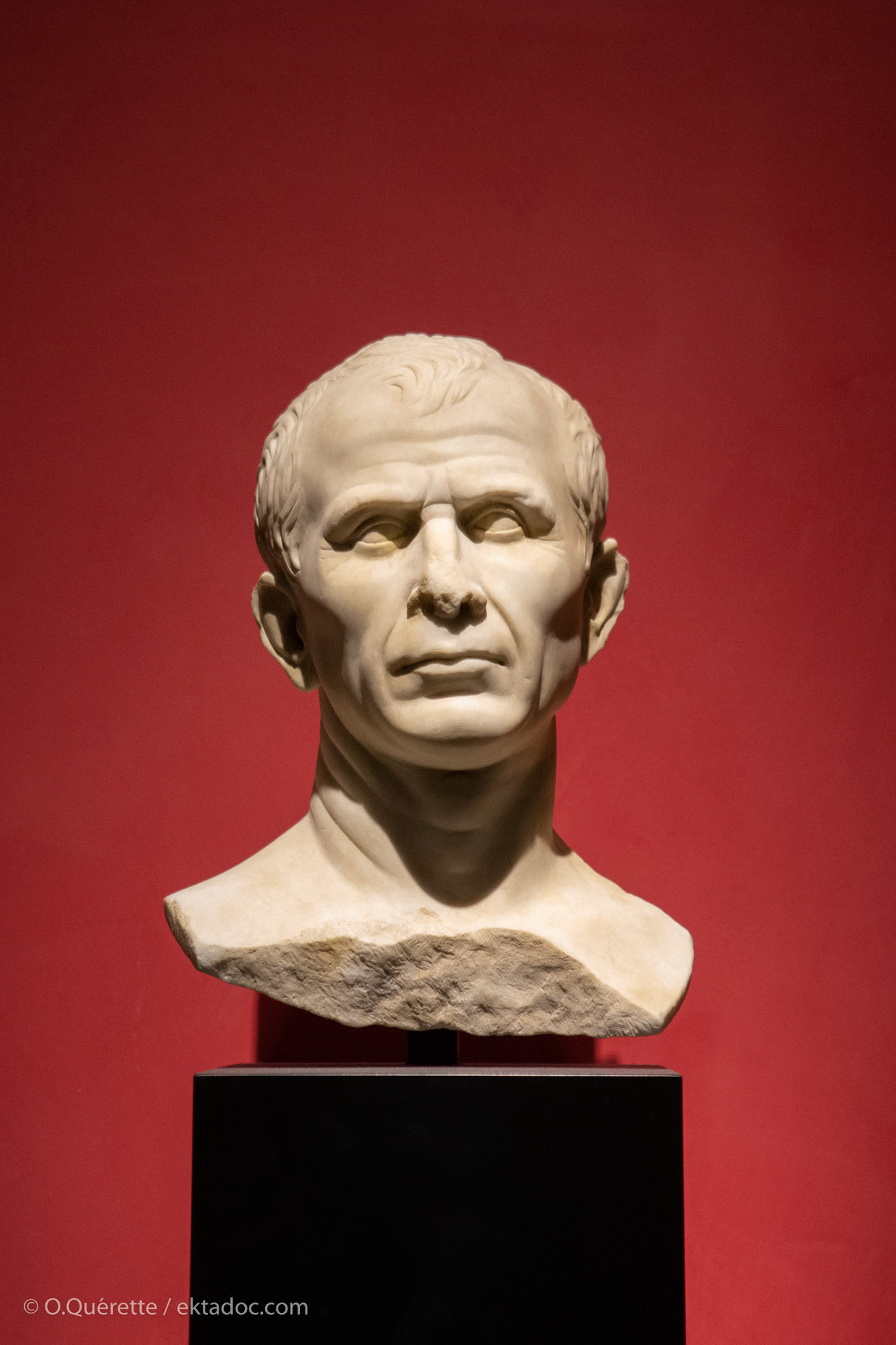 Le buste de Jules Cesar au Musée Departementale Arles Antique