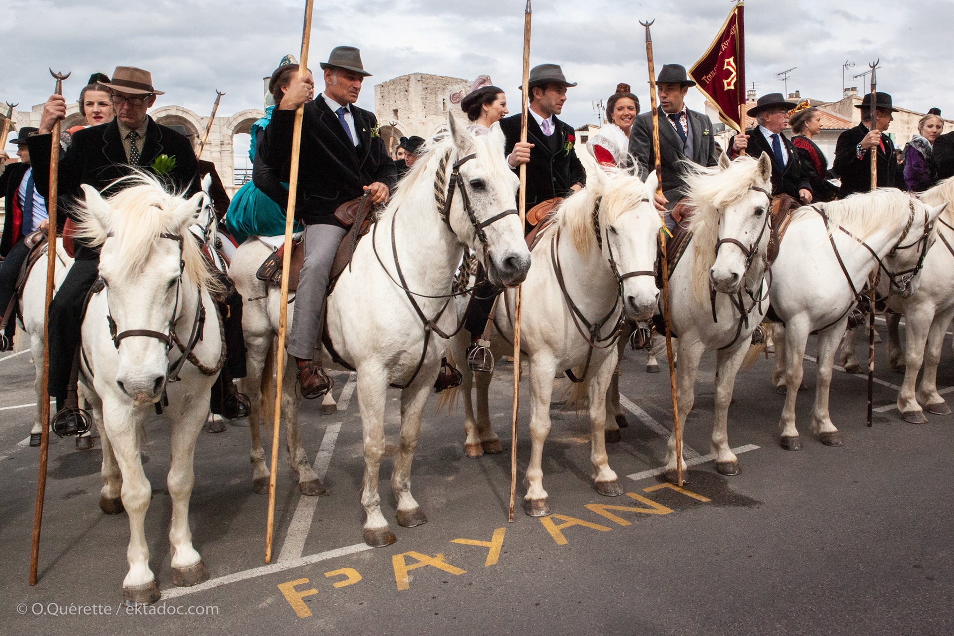 Fête des gardians à l'eglise de la Major à Arles