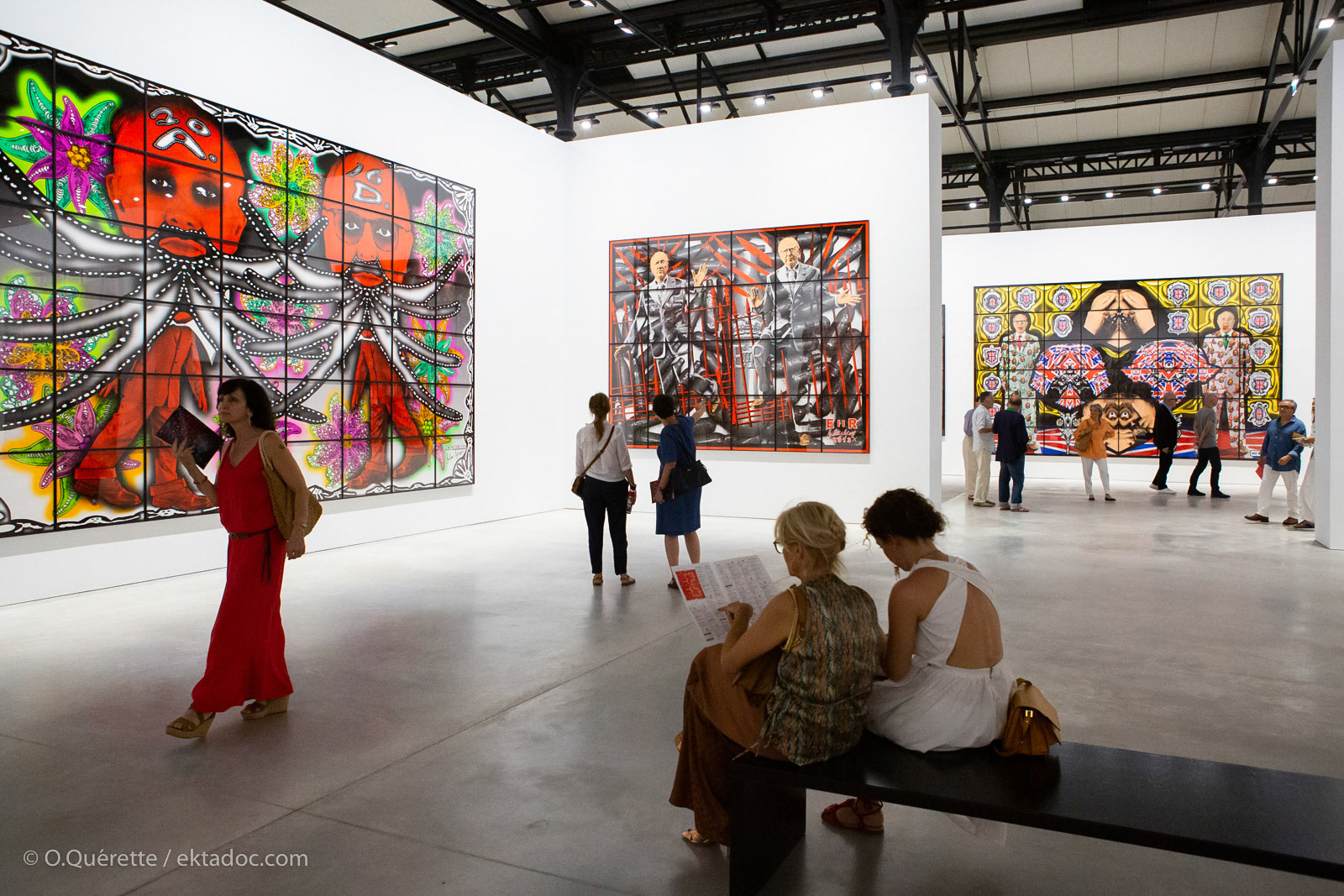 Preview des expositions Luma à la grande halle à l'occasion des Rencontres de la Photographie d'Arles