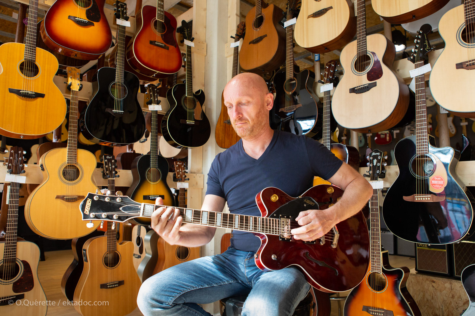 Le magasin Sud Musique à Arles