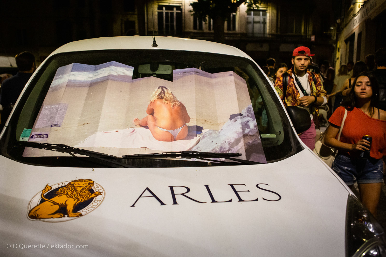 Nuit de la Roquette à Arles lors des Rencontres de la Photographie