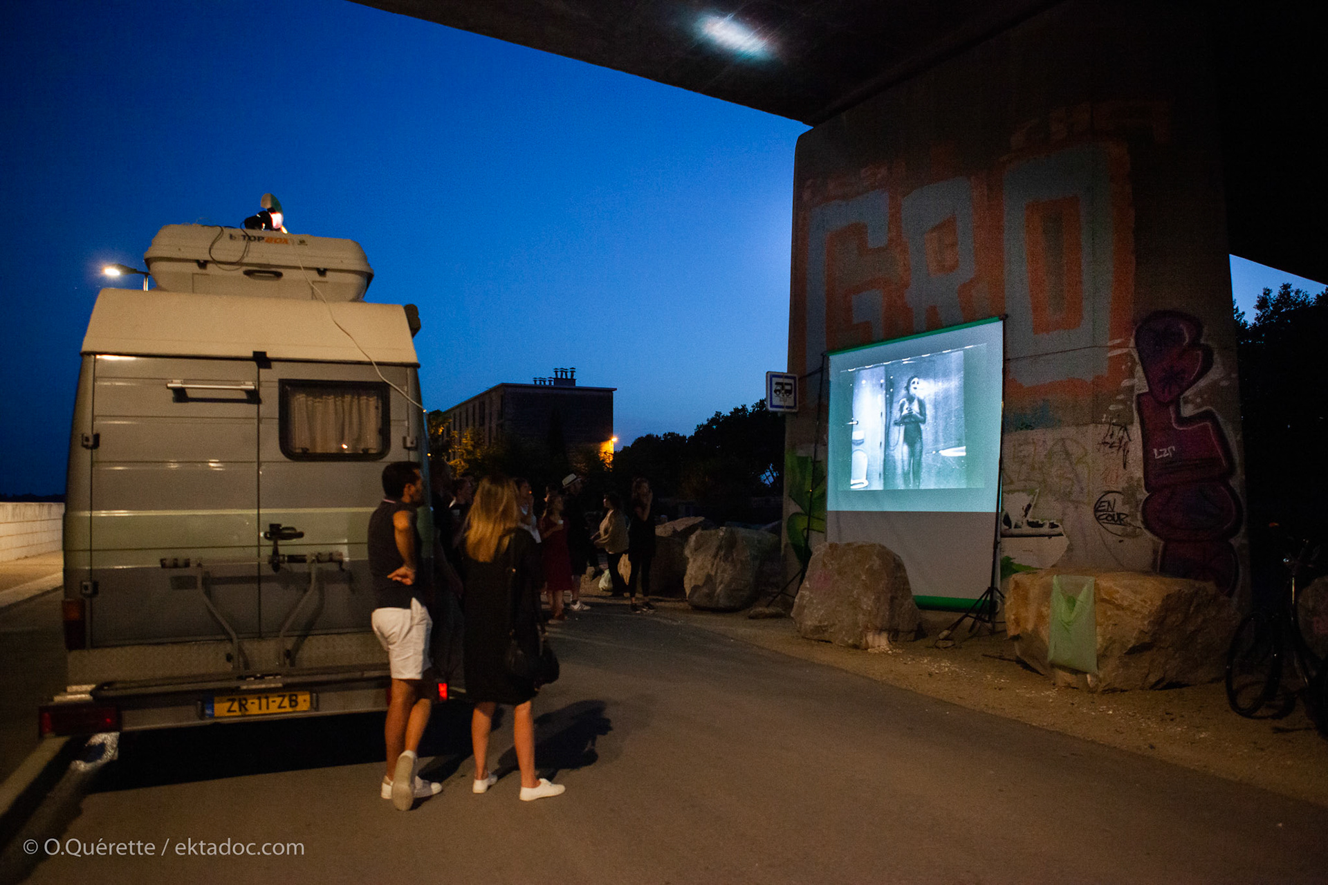 La Nuit de l'année des Rencontres de la Photographie à la papeteries Etienne à Arles