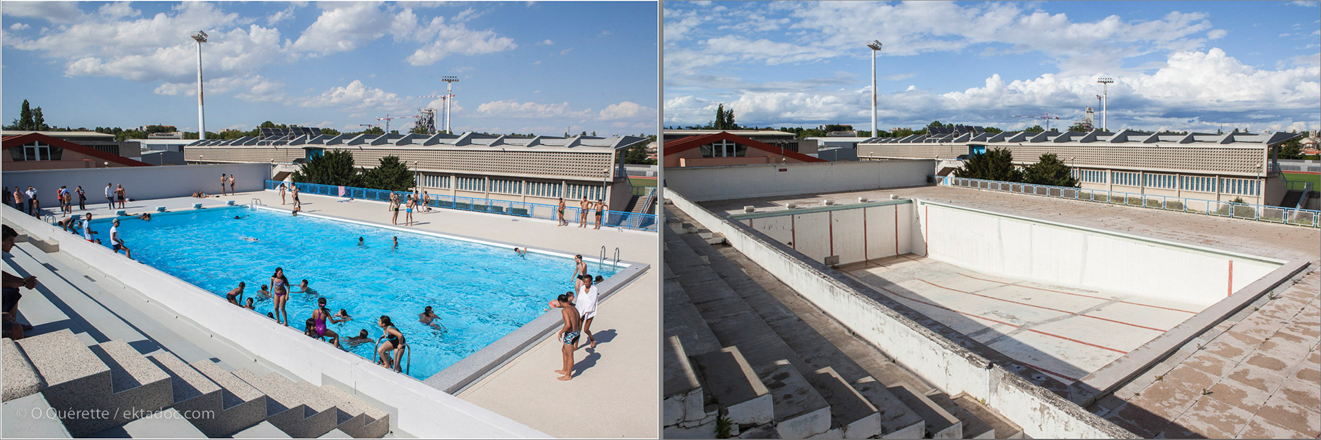 La piscine Cabassud au stade Fournier à Arles