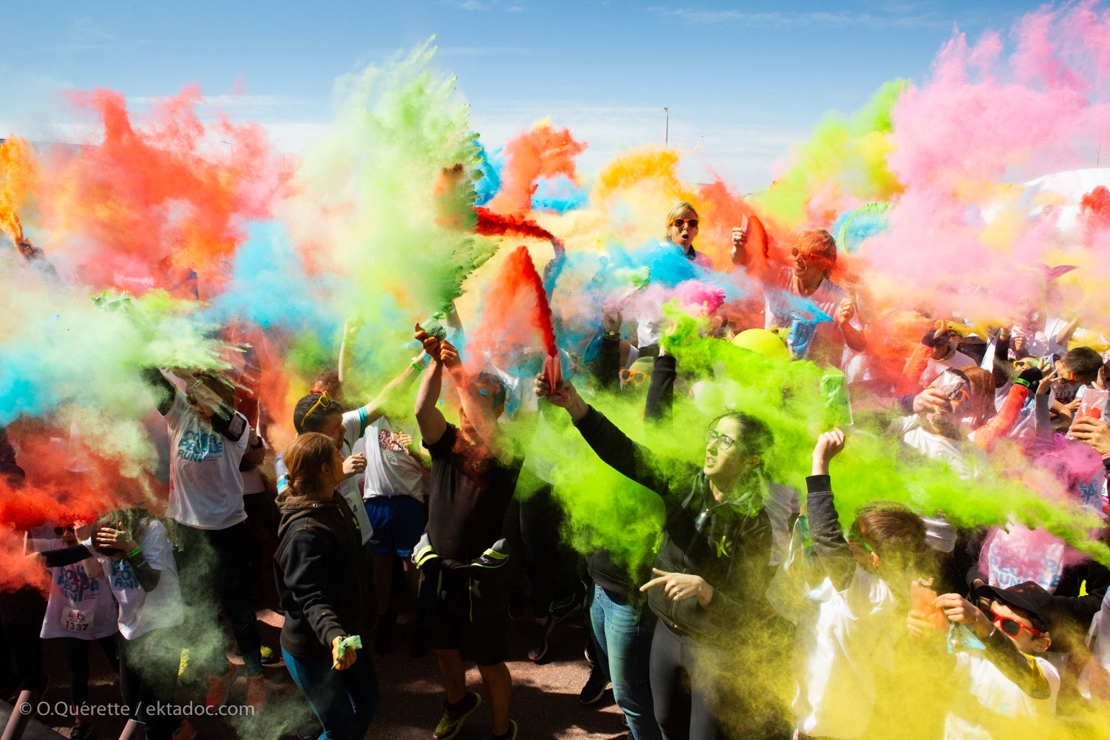 La Color People Run à Arles