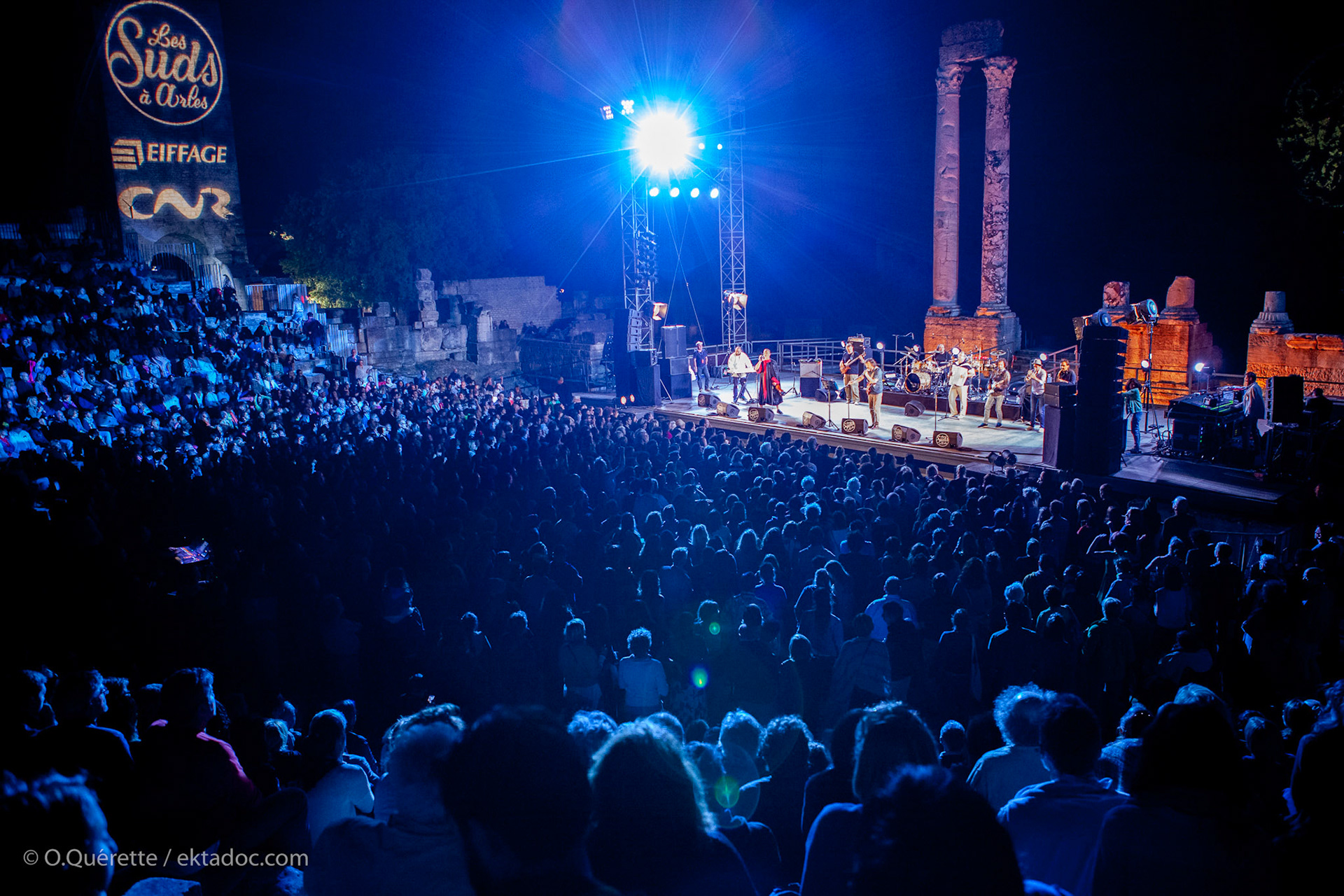 Emir Kusturica en concert au théâtre antique d'Arles