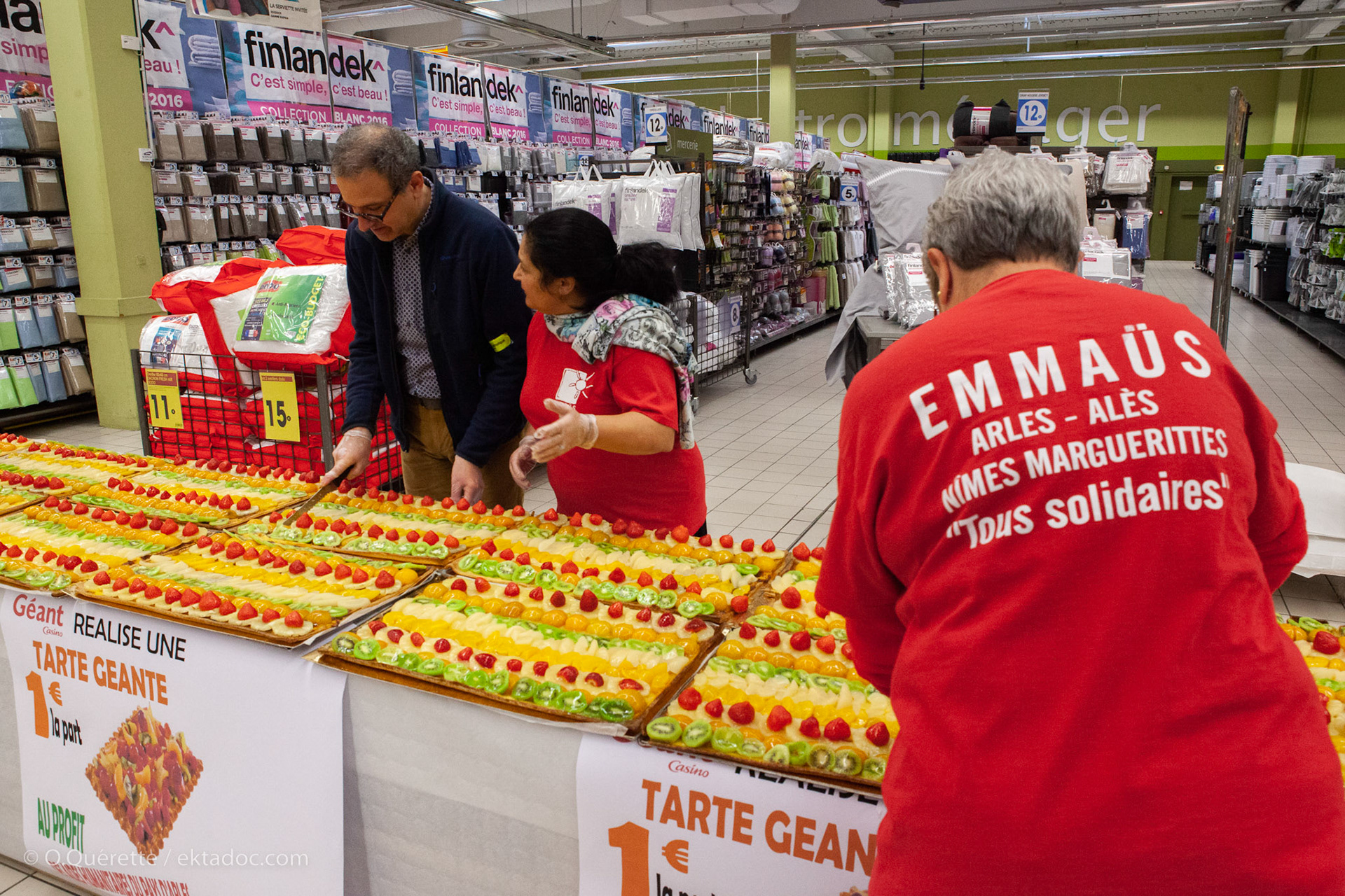 Opération Emmaüs chez Casino à Arles