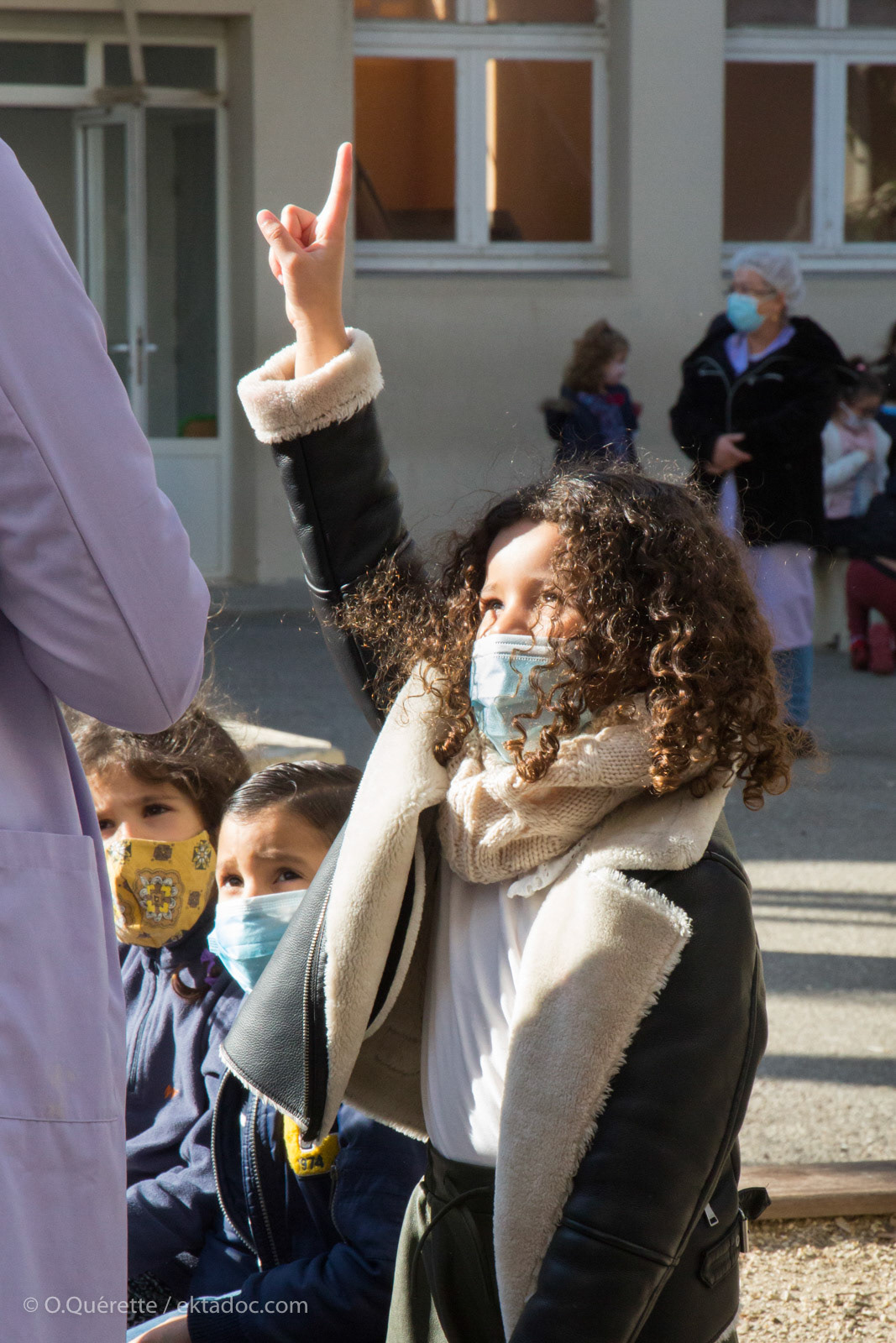A l'école en période Covid 19, Arles