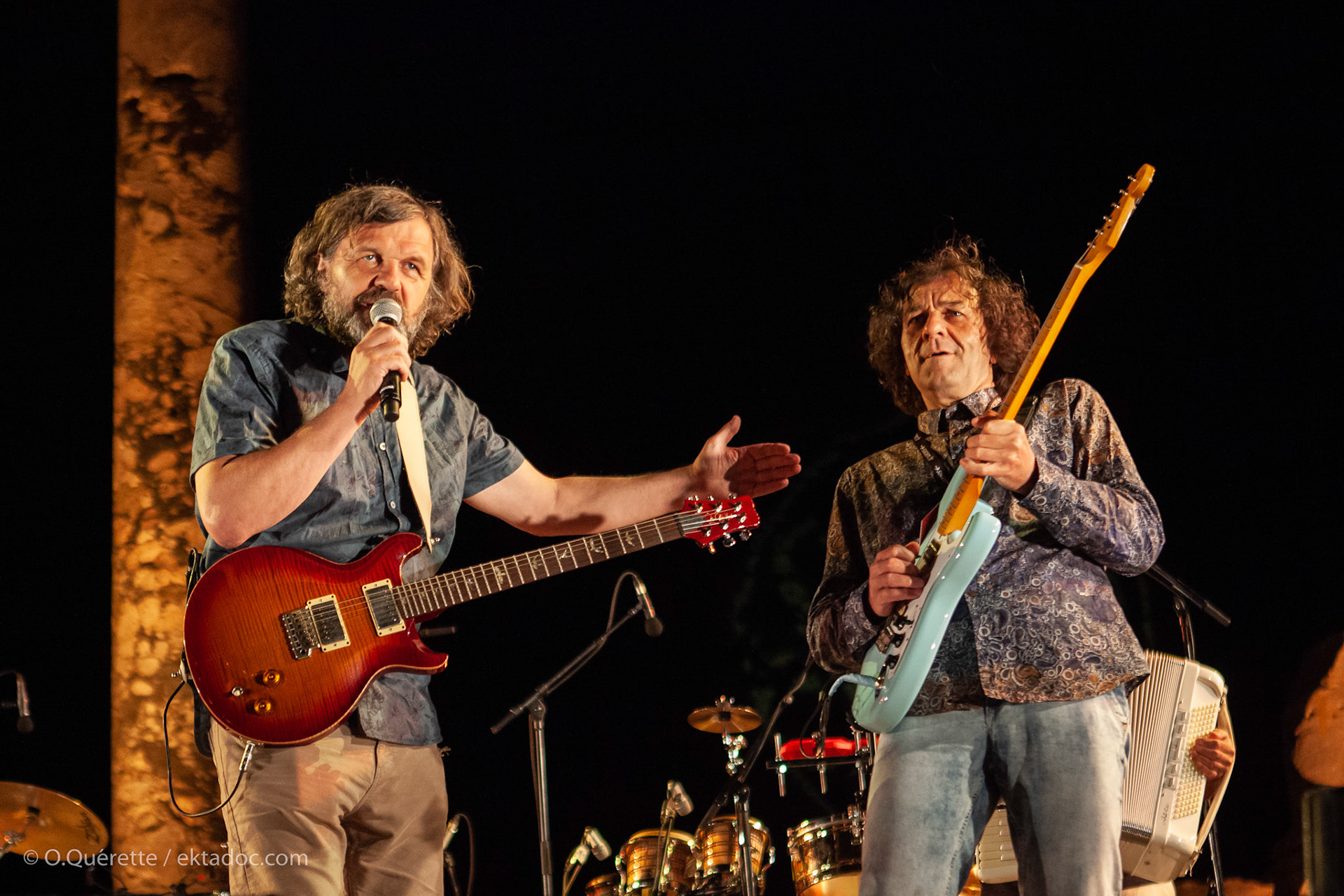 Emir Kusturica en concert au théâtre antique d'Arles