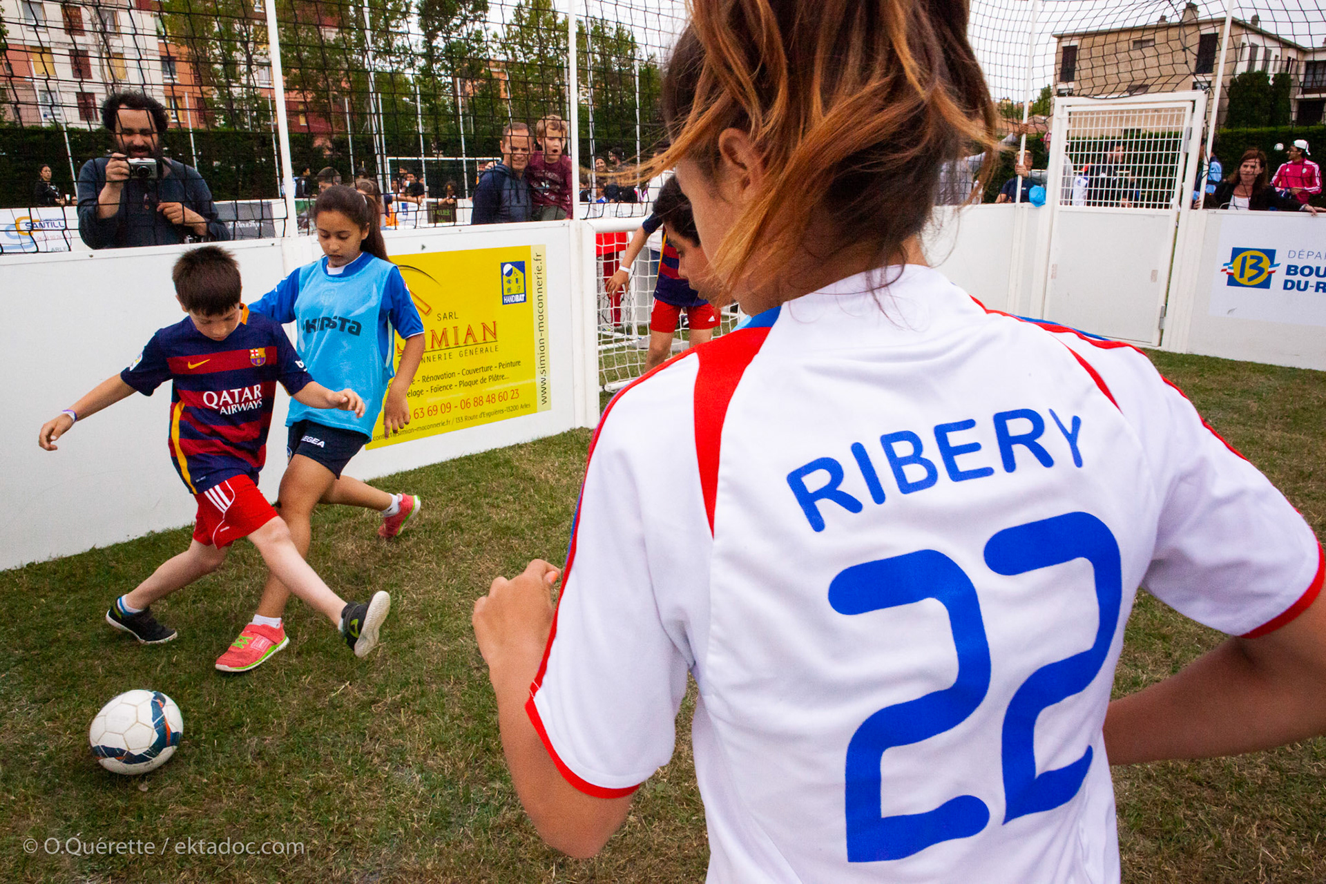 Tournoi Euro Street foot, organisé par l'Office des sports au Trébon, commune d'Arles