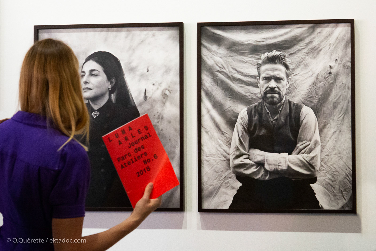 Preview des expositions Luma à la grande halle à l'occasion des Rencontres de la Photographie d'Arles