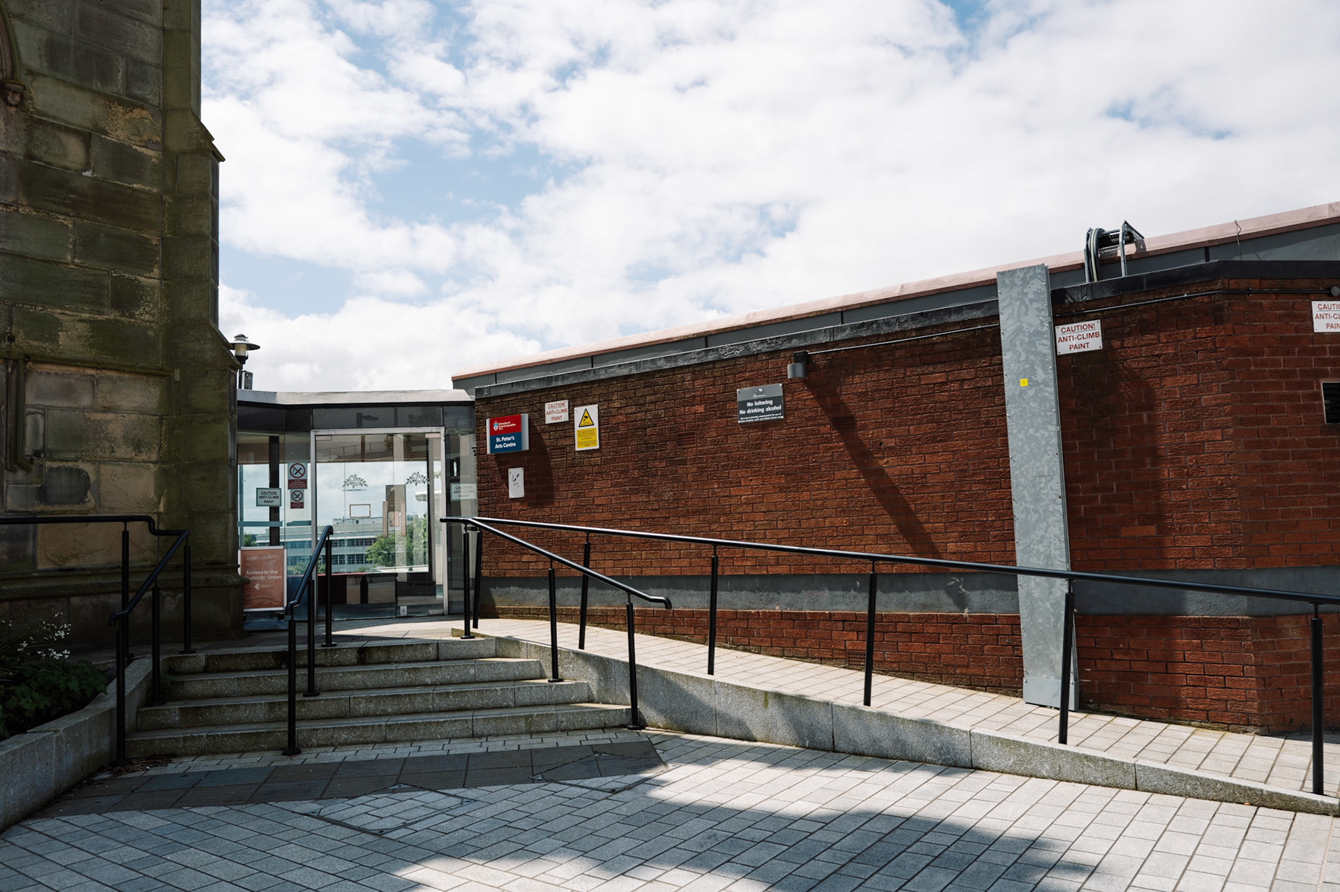 This was the entrance to the SU offices