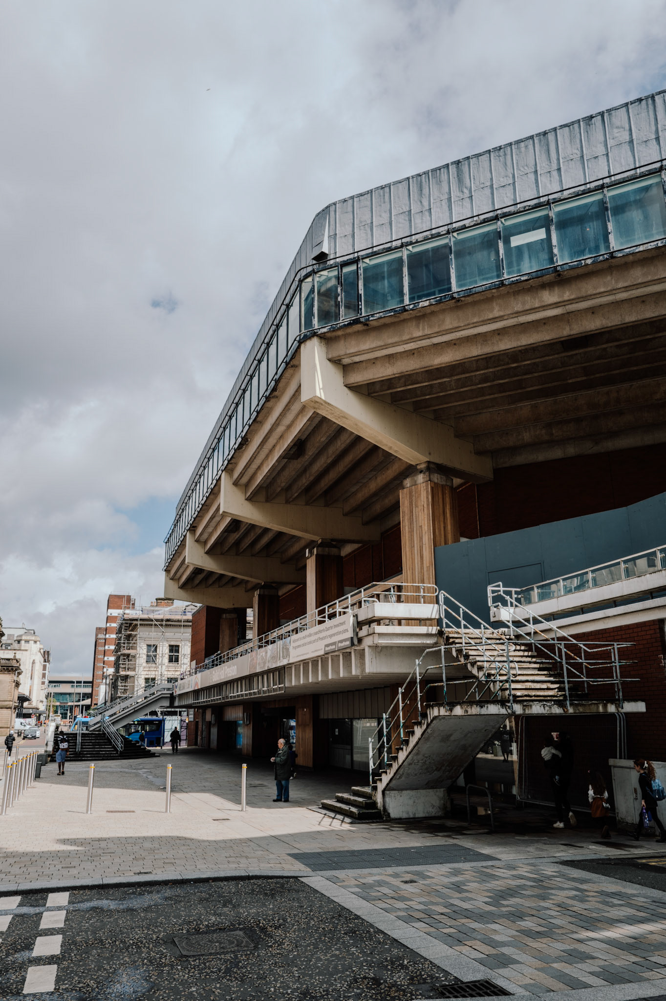 Venue for exams - with the police radio coming through the tannoy!