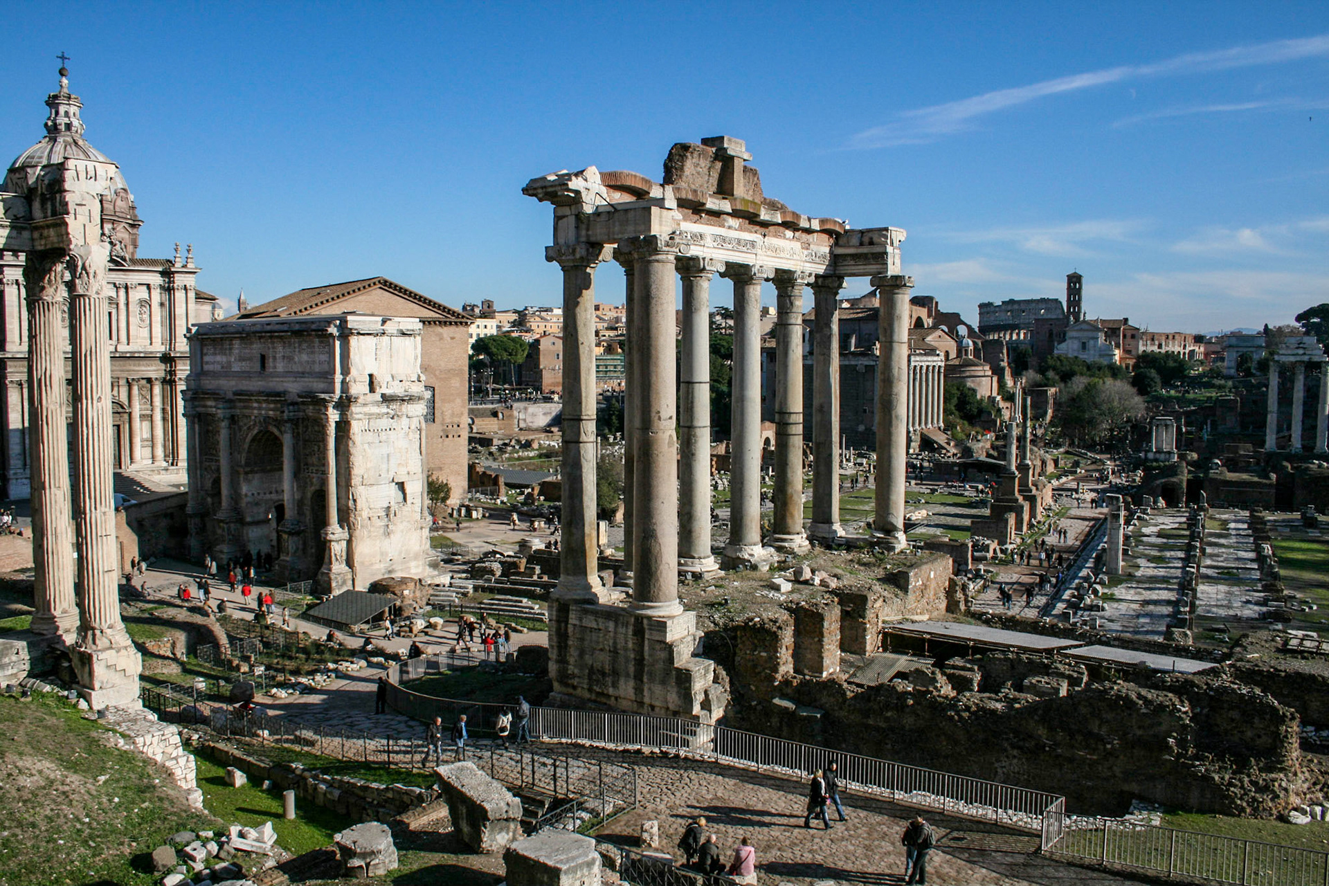 Roman Forum. Rome, Italy. Dec 16, 2007