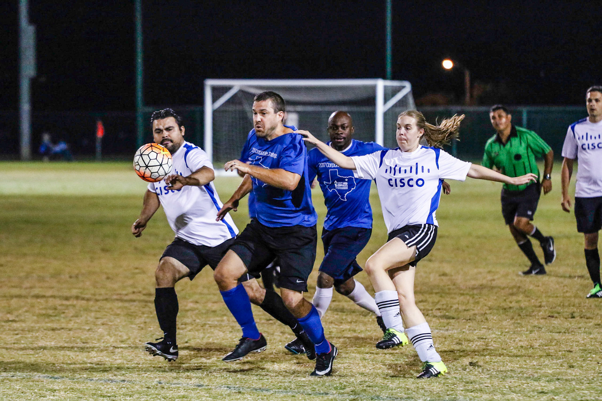 Cisco Corporate Challenge Soccer. Richardson, Texas. Sept 11, 2017