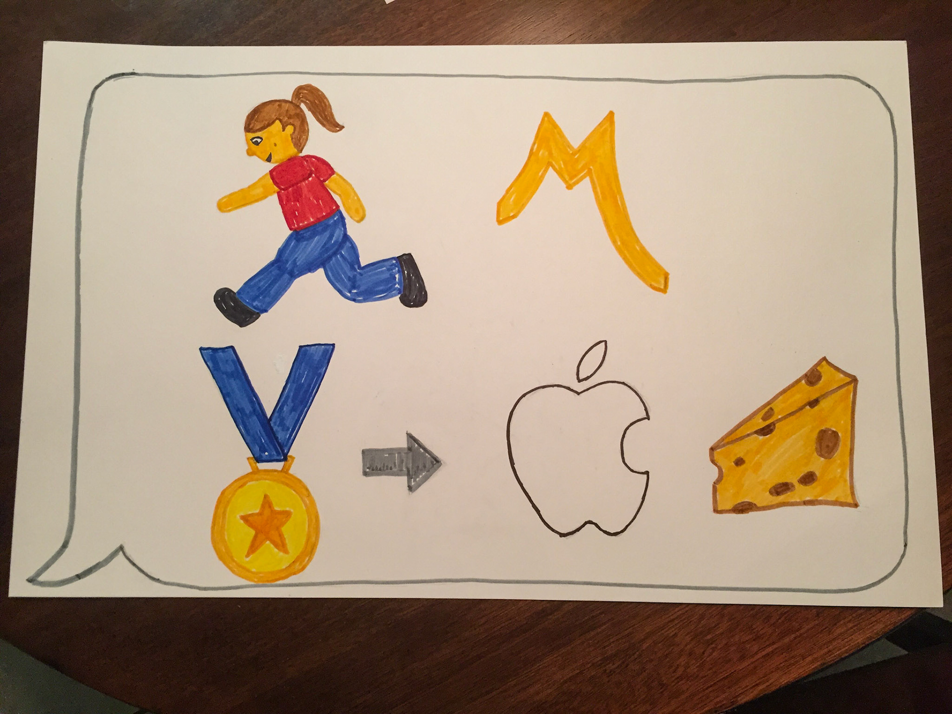 Crazy first attempt at a Race Sign. :)