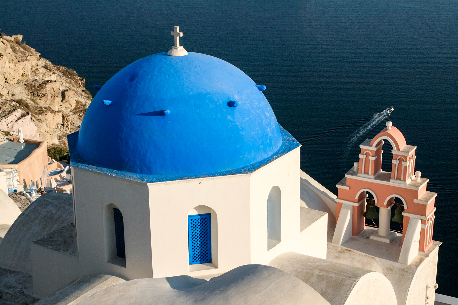 Oia, Santorini, Greece. Oct 1, 2009