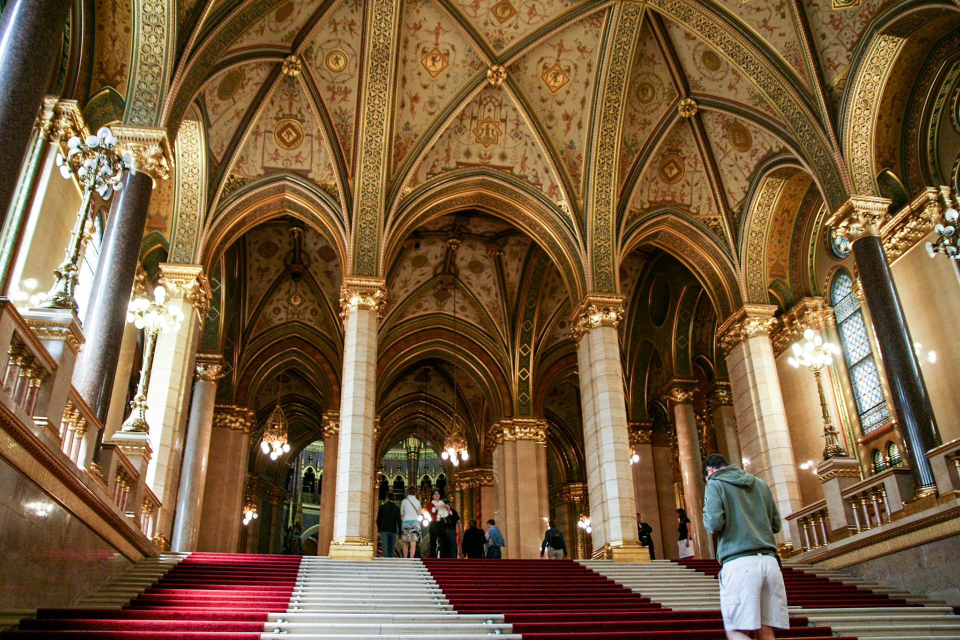 Hungarian Parliament Building. Budapest, Hungary. May 3, 2009