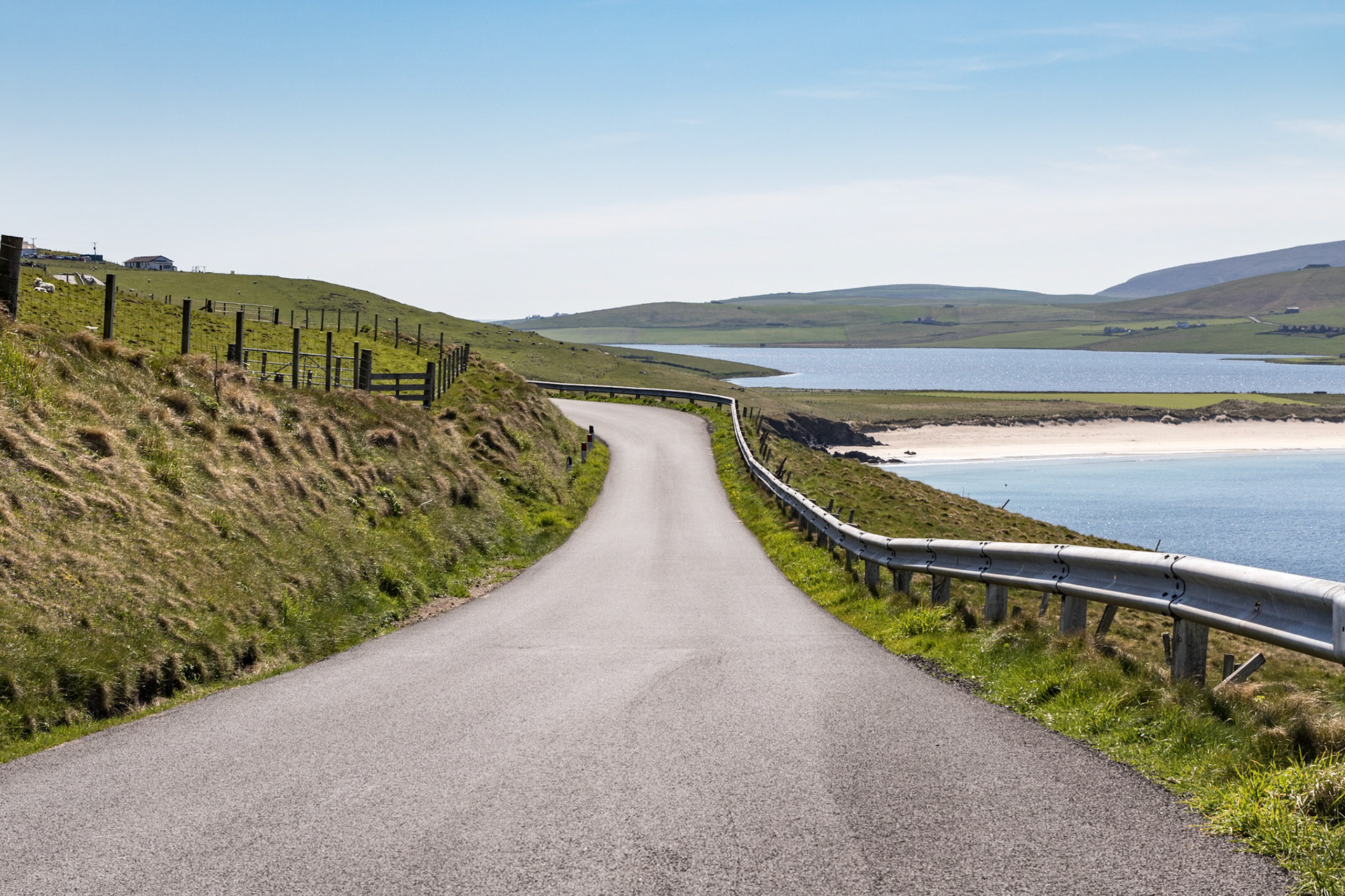 Shetland Islands near Scousburgh