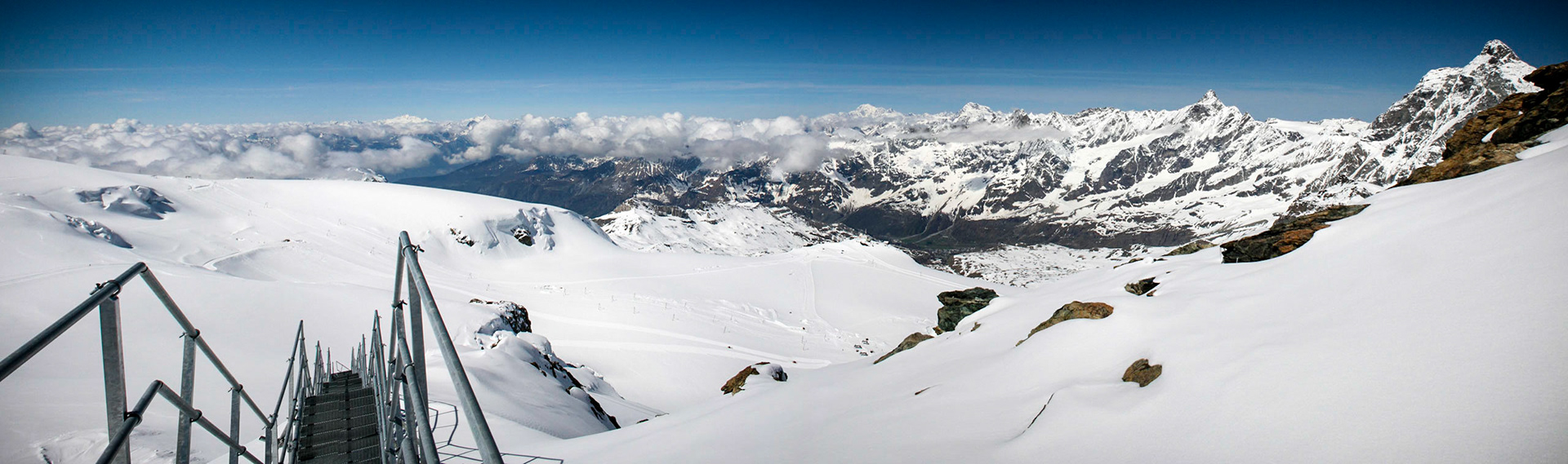 View from Jungfraujoch, Lauterbrunnen, Switzerland. May 23, 2008