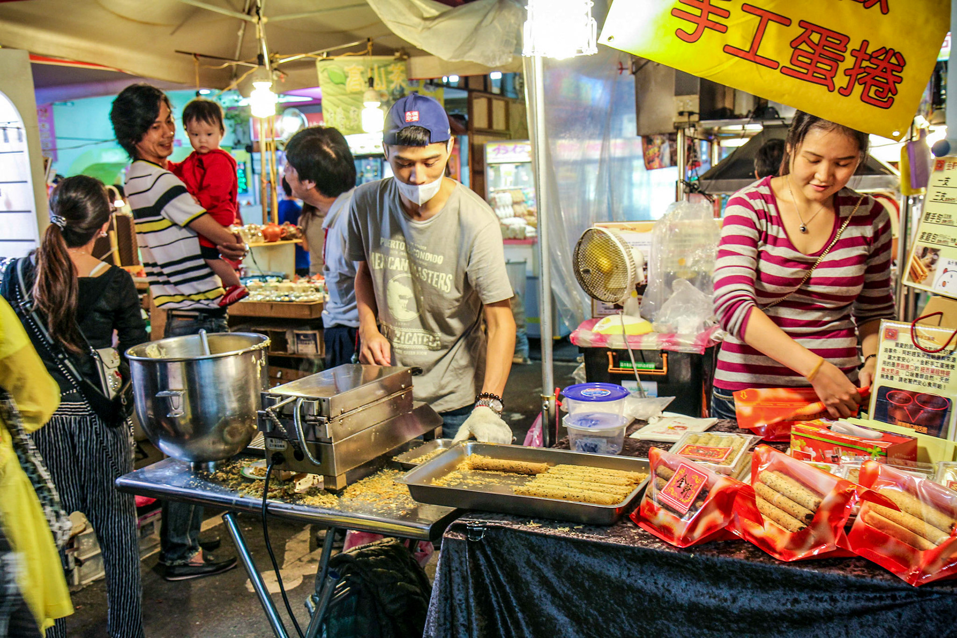 Roahe St. Night Market. Taipei, Taiwan. Oct 30, 2014
