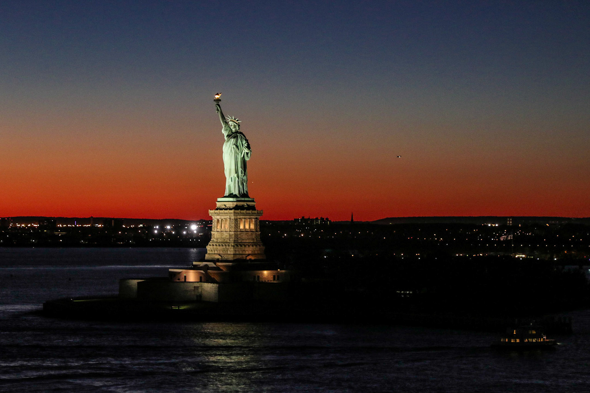 Lady Liberty from Quantum of the Seas. New York City. Nov 12, 2014