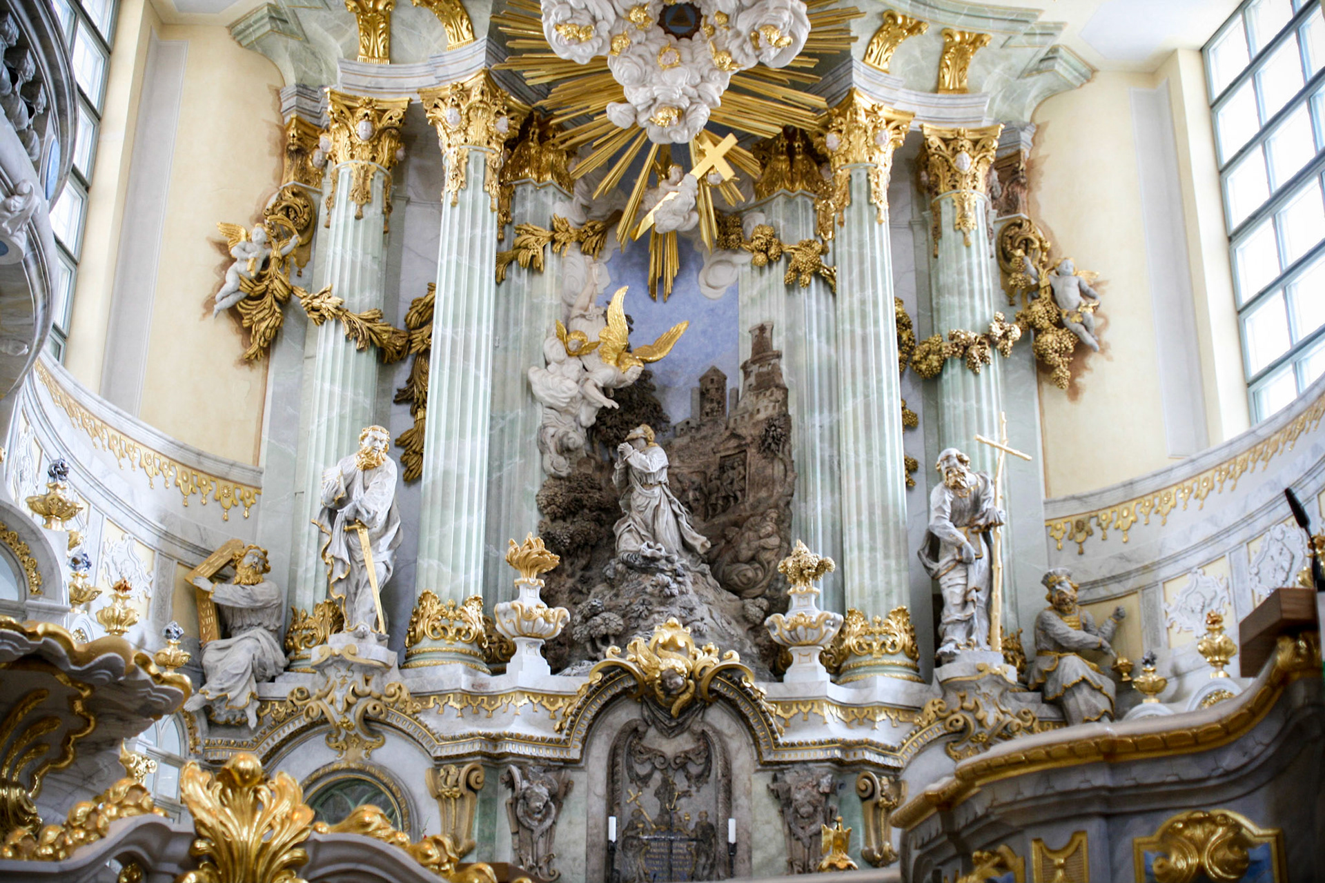 Our Lady Church. Dresden, Germany. Aug 8, 2007