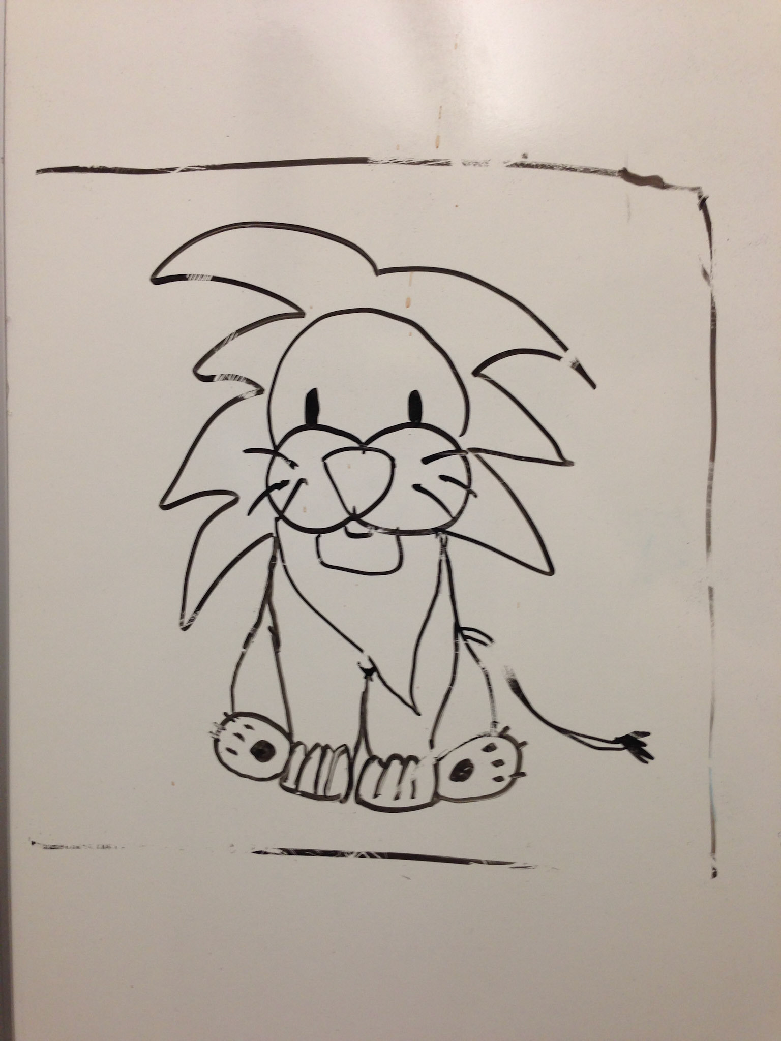 First drawing on my first whiteboard in my first cube at my first job after college at Cisco Richardson!