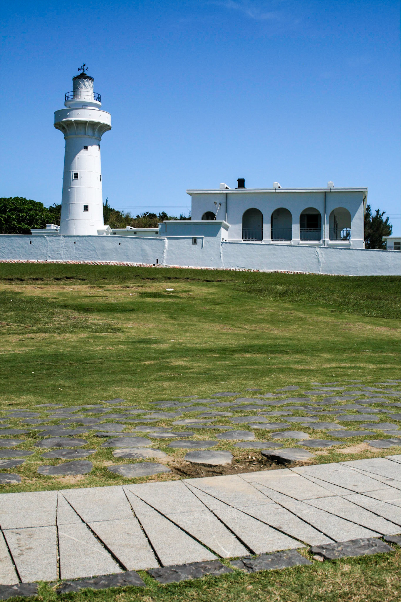Eluanbi Lighthouse, Hengchun Township, Pingtung County, Taiwan. Oct 7, 2008