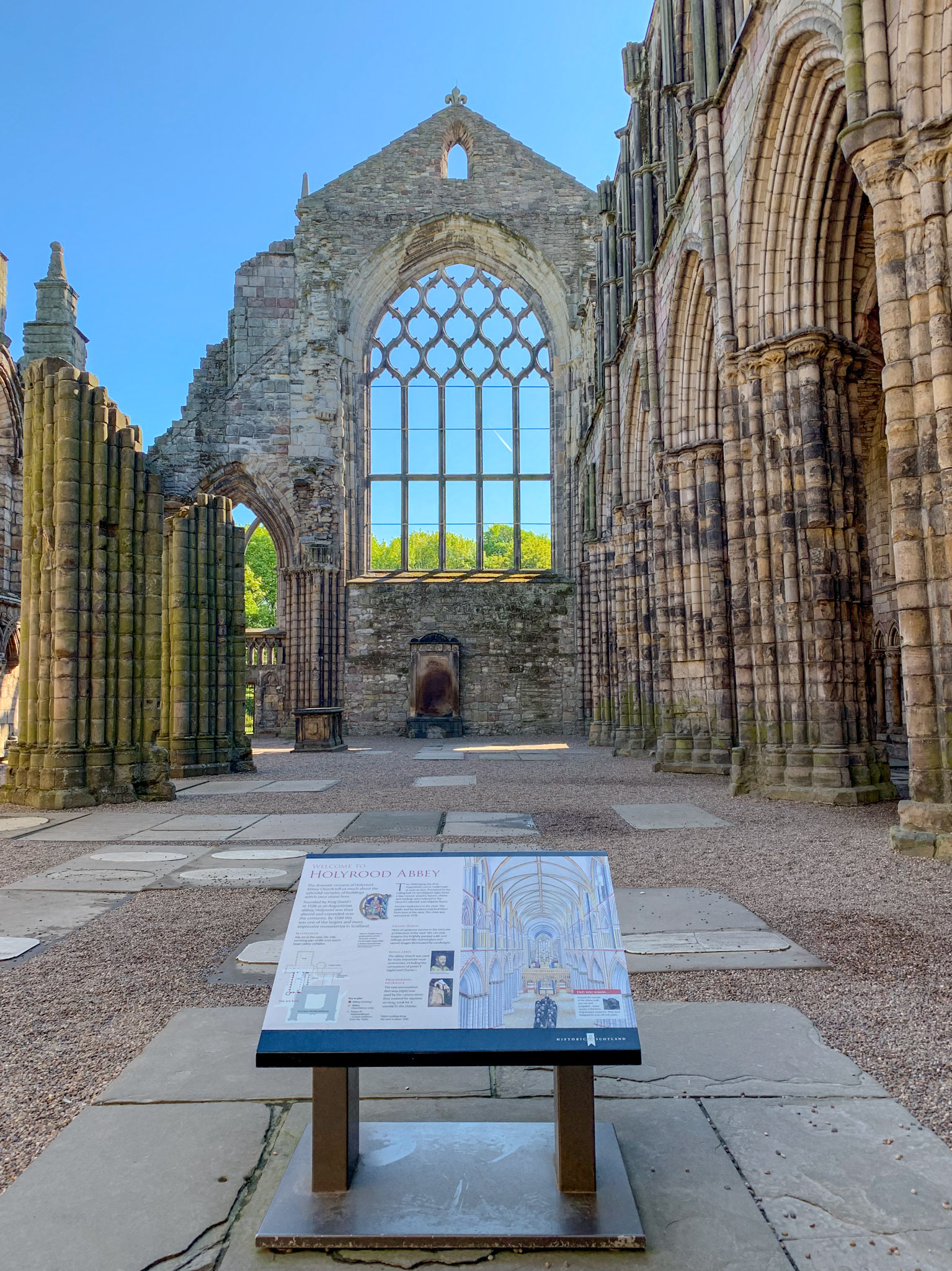 The Palace of Holyroodhouse - The Abbey