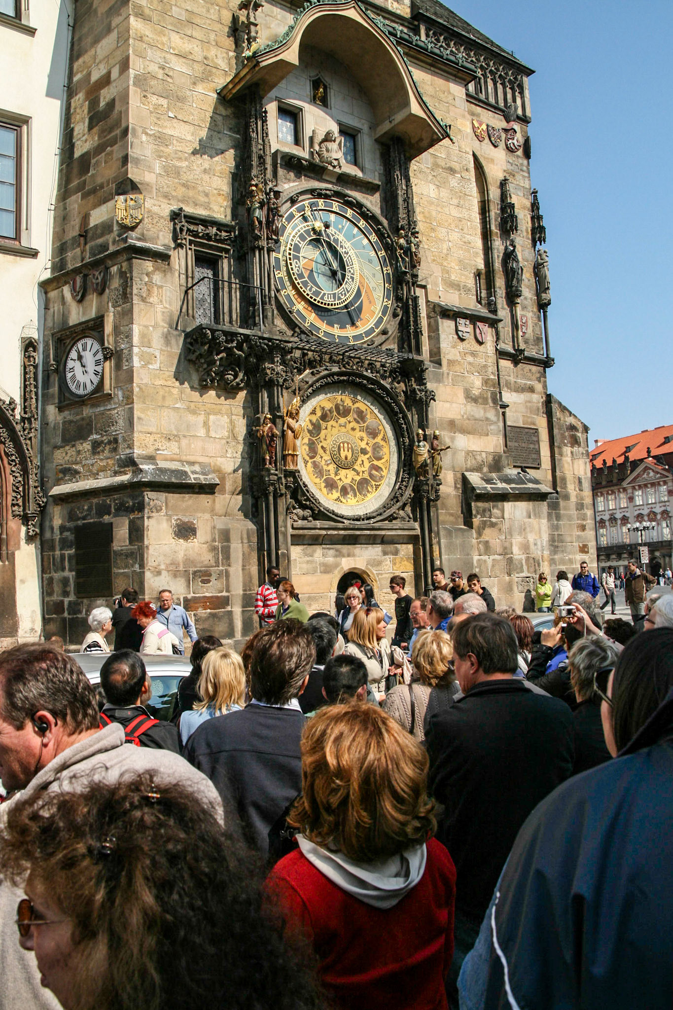 Prague Astronomical Clock, Prague, Czech Republic. Apr 24, 2009