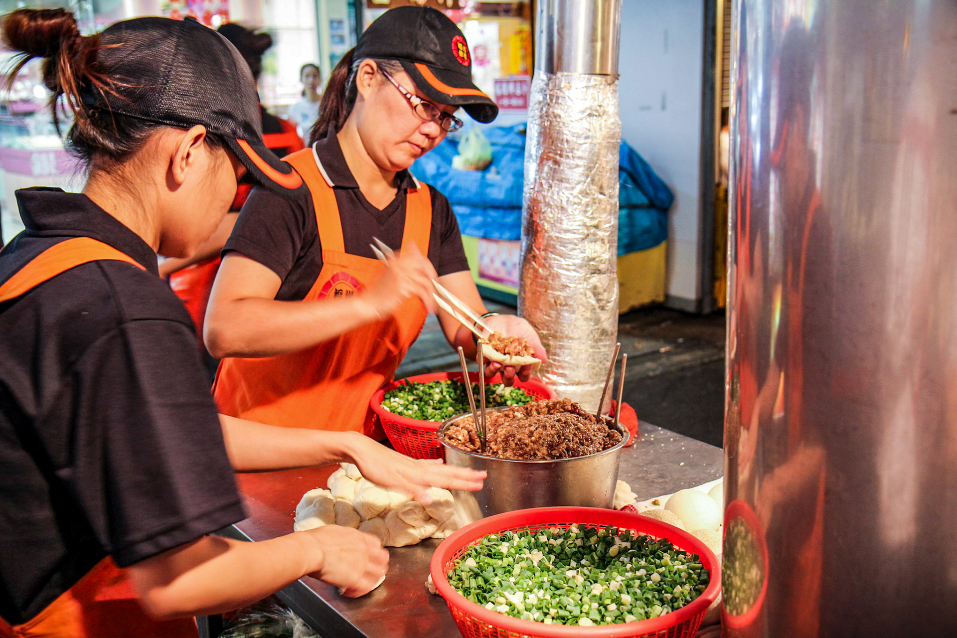 Roahe St. Night Market. Taipei, Taiwan. Oct 30, 2014