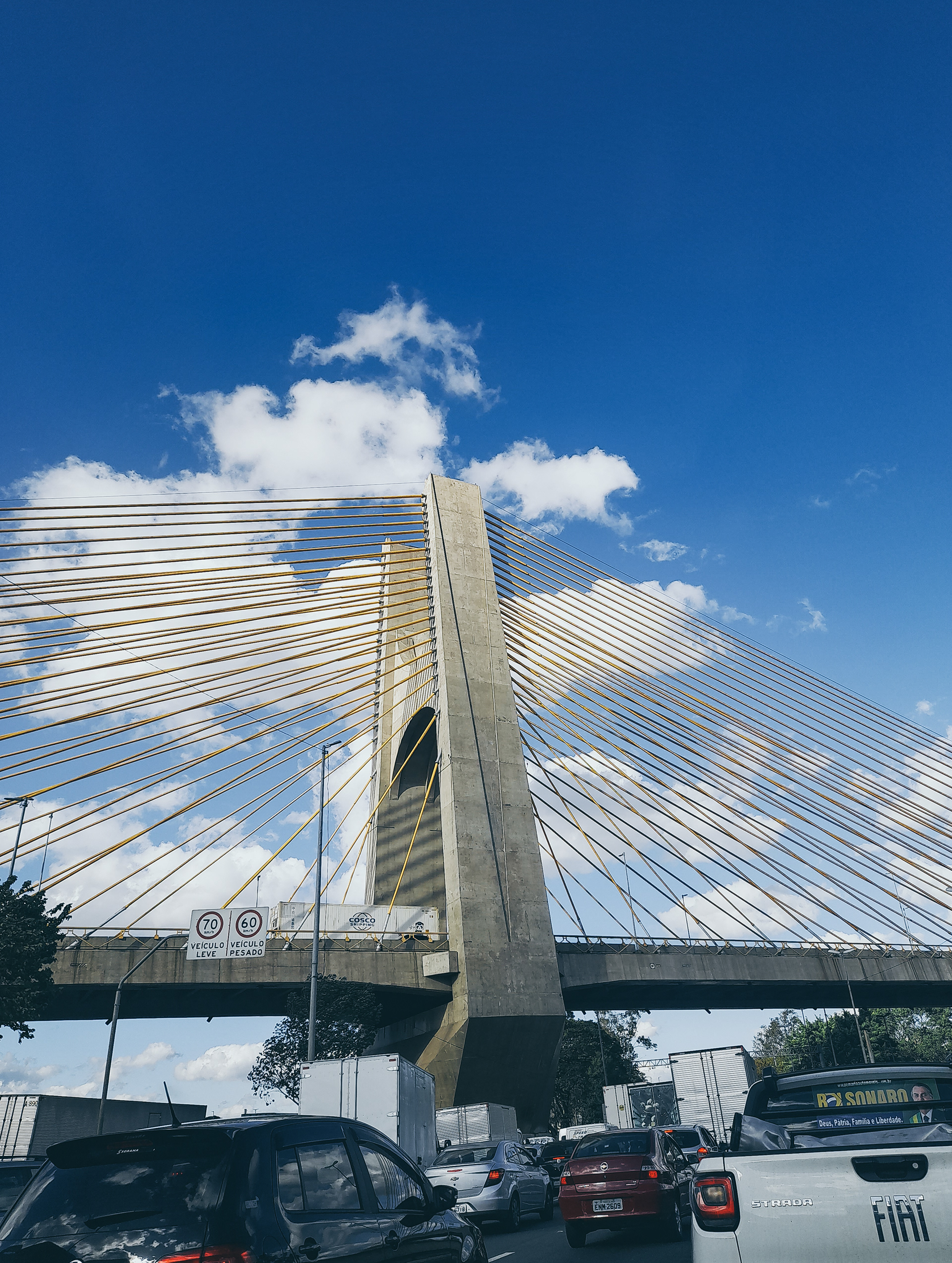 Ponte Estaiada Governador Orestes Quércia / Samsung