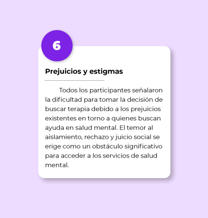 6. Prejuicios y estigmas
