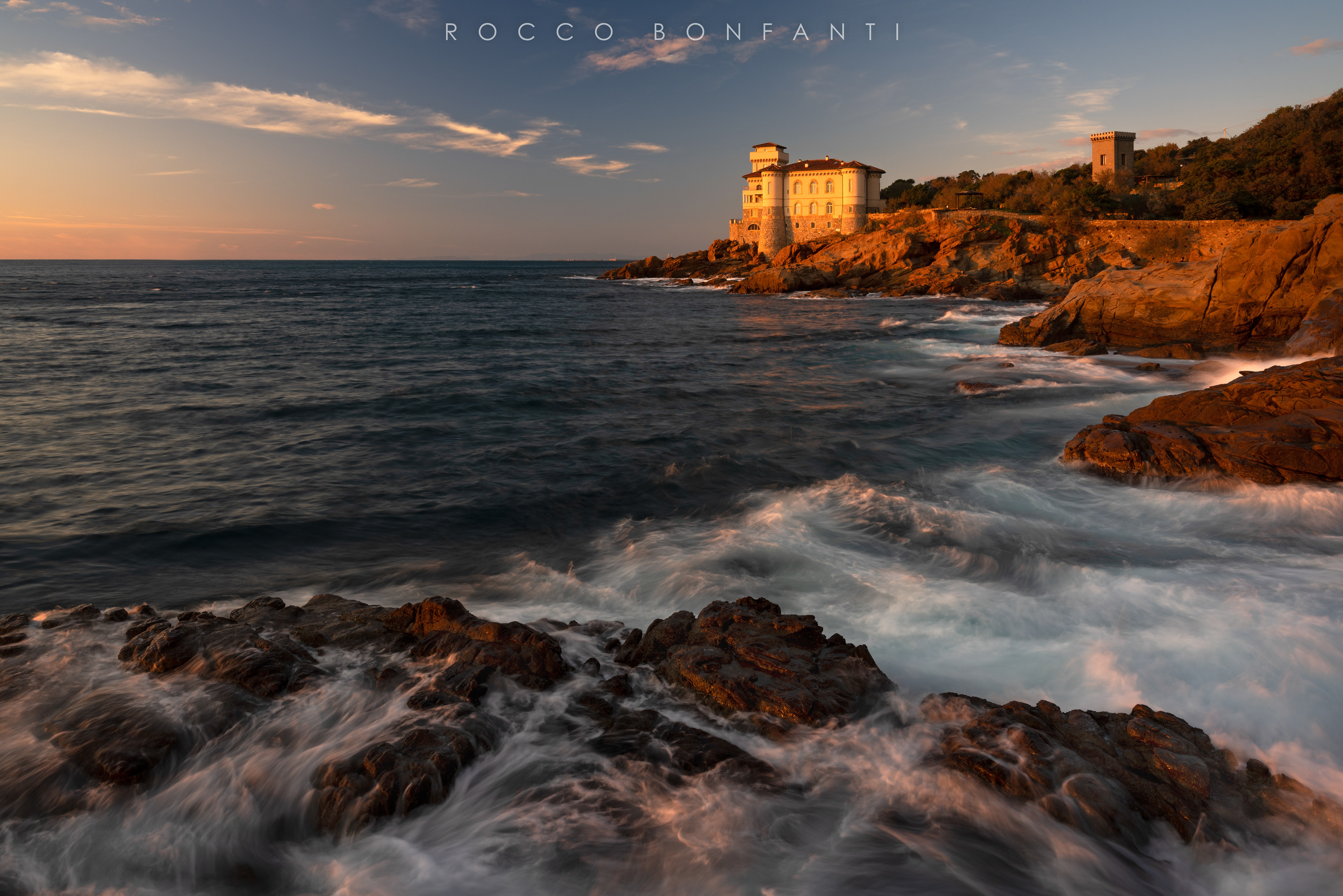 tramonto al castello del boccale