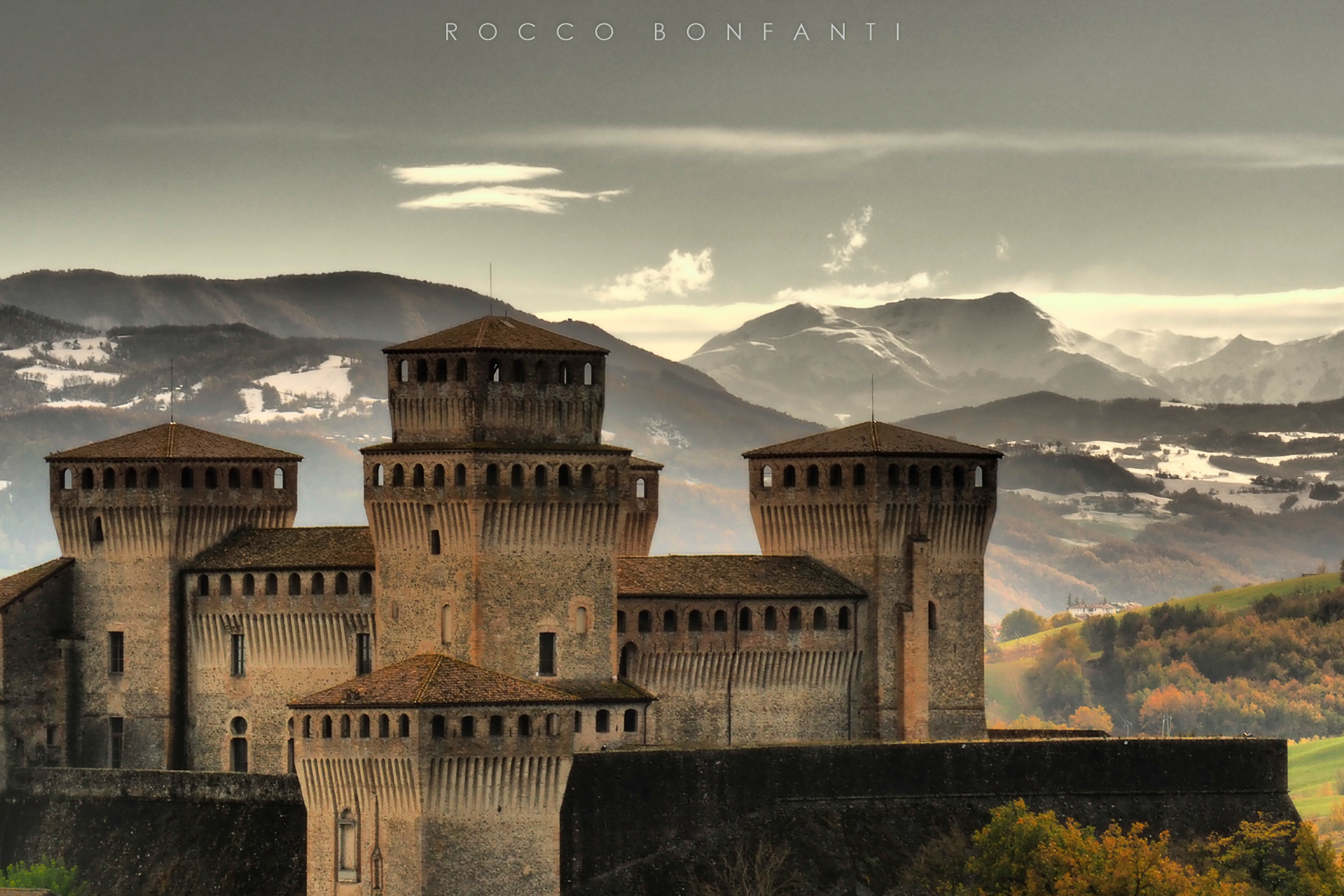 il castello e la montagna