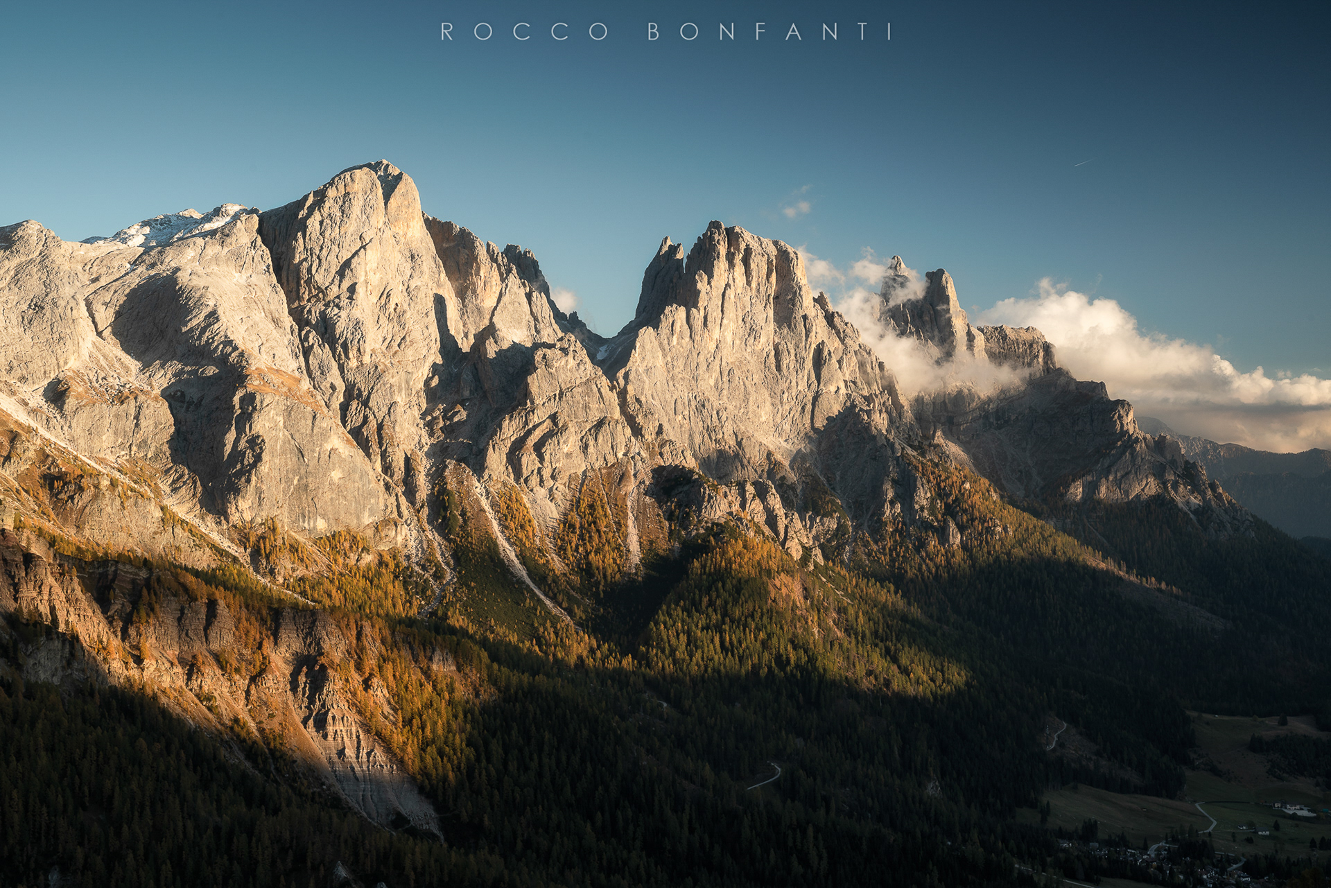 Cima rosetta e le pale di san martino