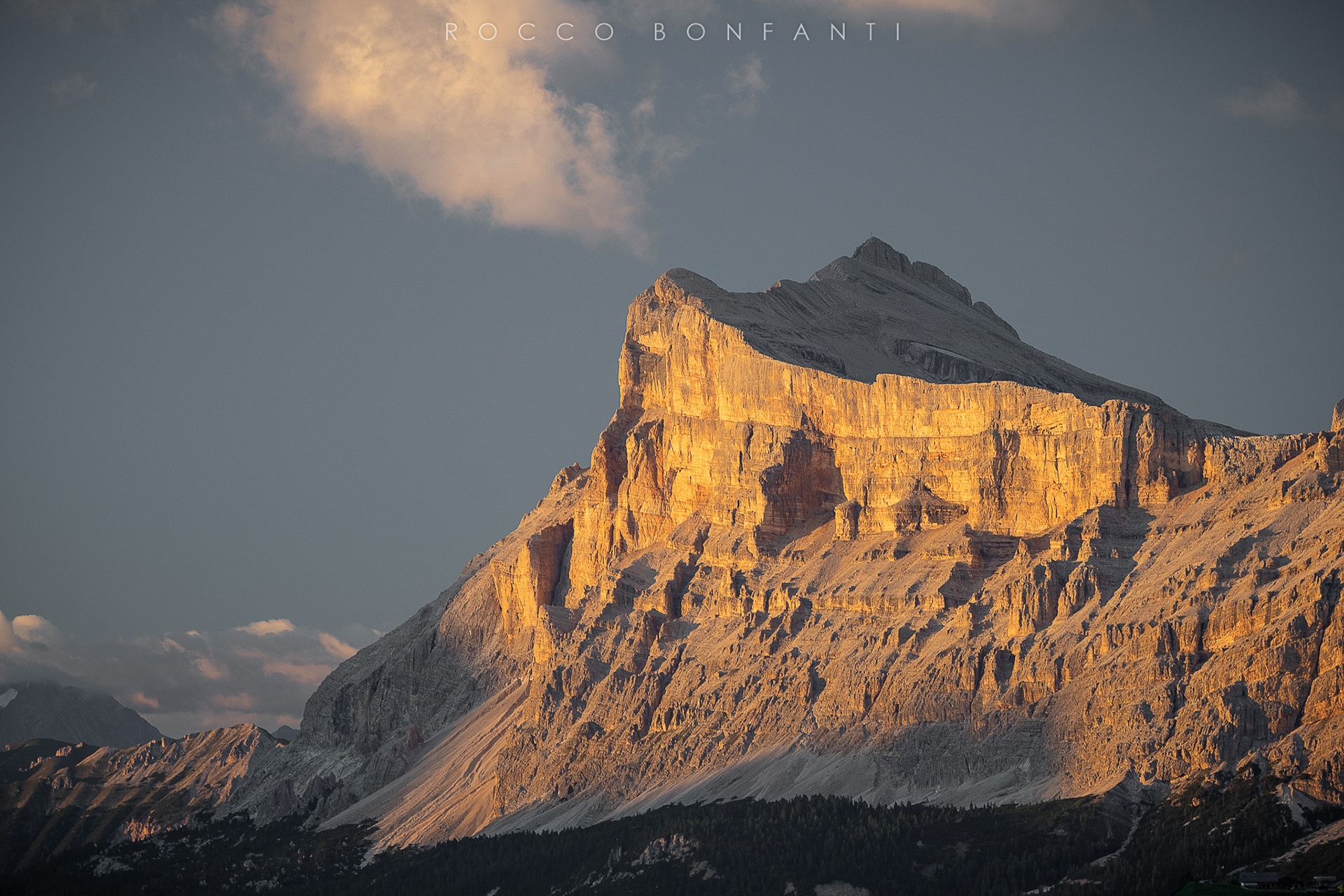 Tramonto sul monte cavallo