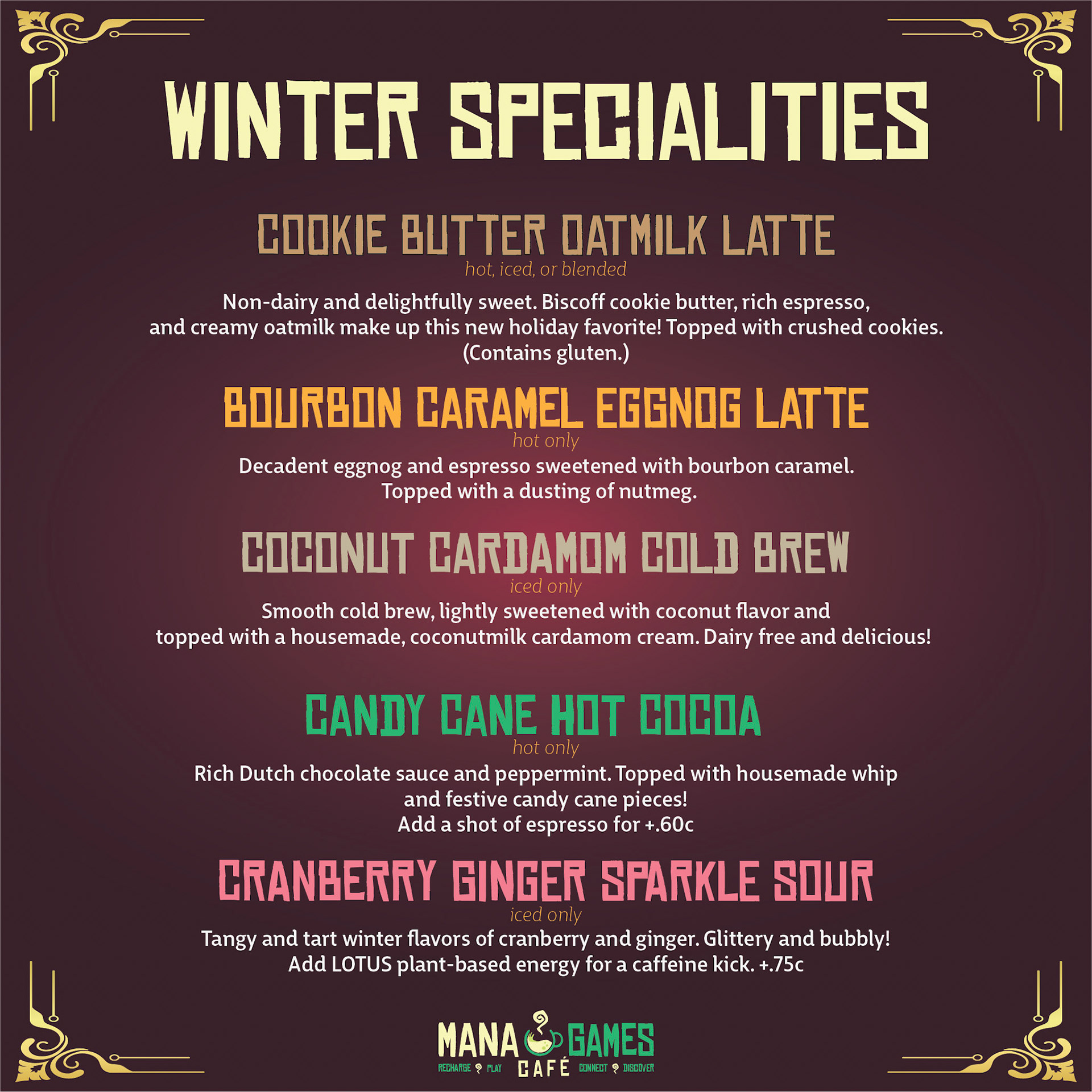 Drink Menu