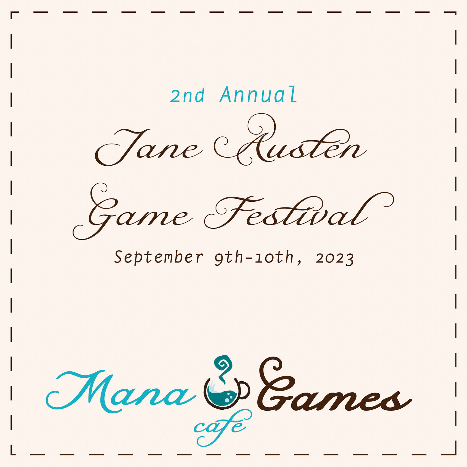 Jane Austen Game Festival Branding and Social Media