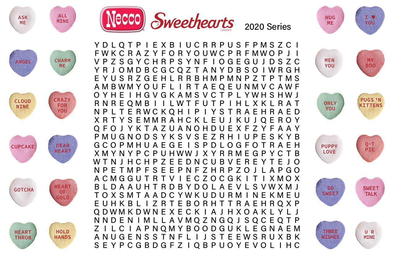 Necco Sweethearts 2020 Series
